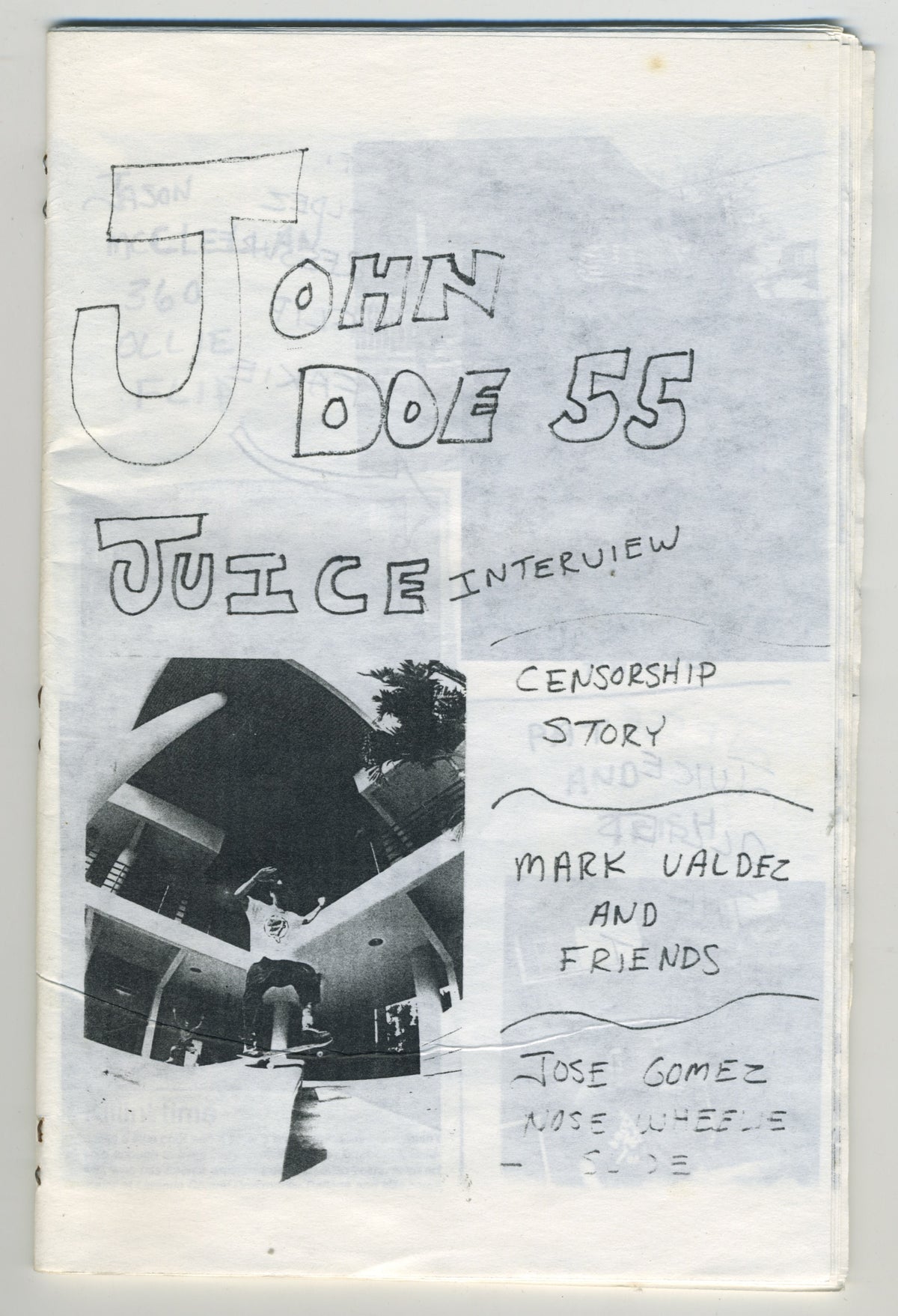 Vintage John Doe "Skate" Zine Issue #55