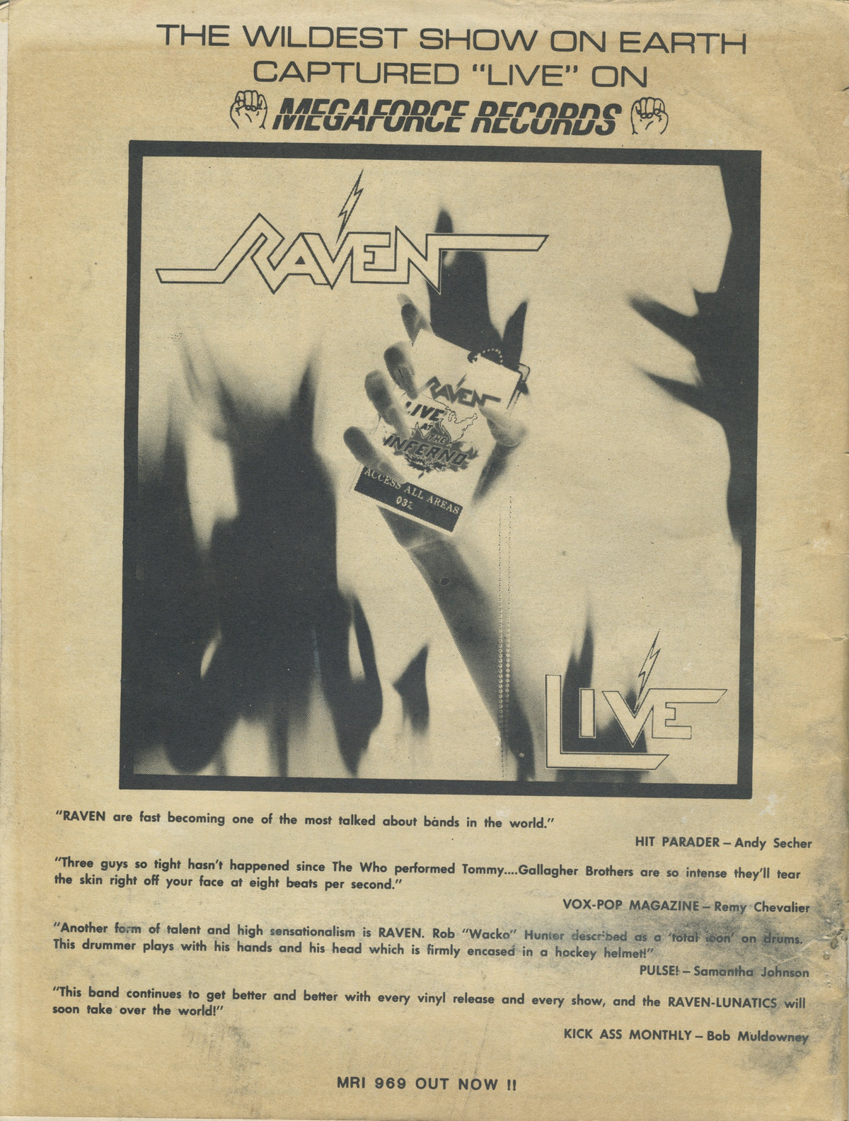 Vintage Kick Ass "Lemmy Nasty Savage" Metal Fanzine Issue #23 - jointcustodydc