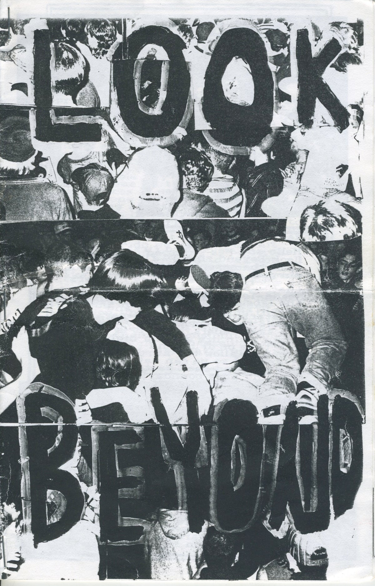 Vintage Look Beyond Fanzine &quot;Hardcore&quot; + Point Of View Sticker Issue #1