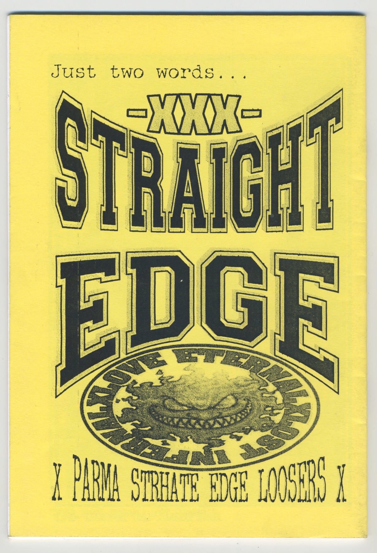 Vintage Love Eternal Lost Infernal Fanzine &quot;Italian Straight Edge&quot; Issue #4