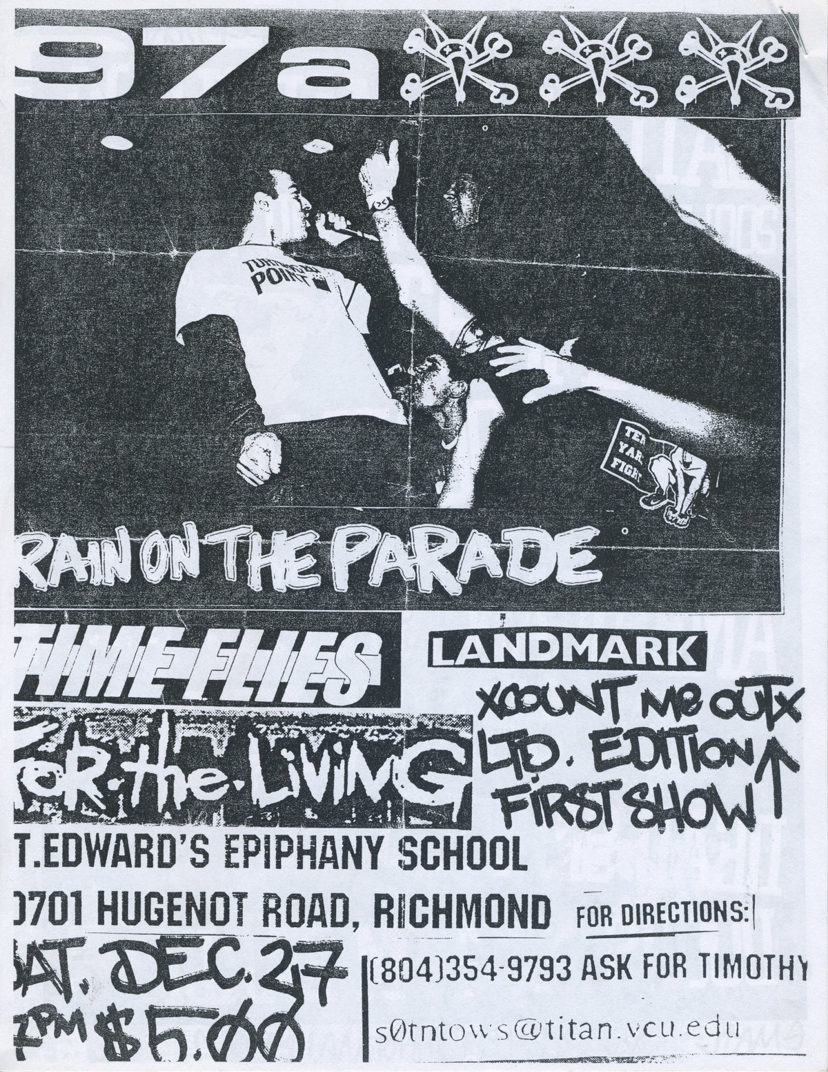 Vintage Malfunction Fanzine &quot;Richmond And VA Beach Flyers&quot; Issue #3