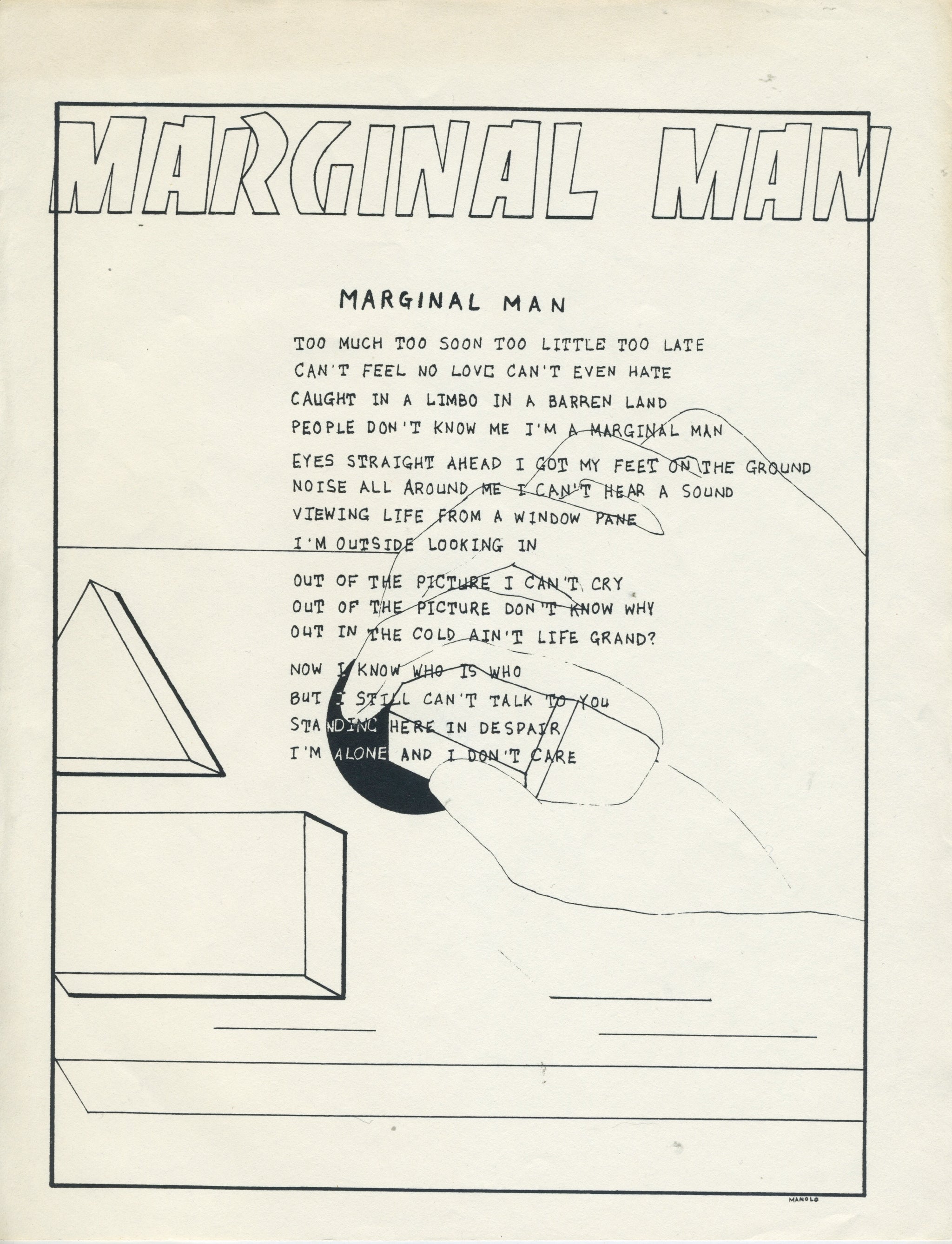 Marginal Man Vintage Marginal Man
