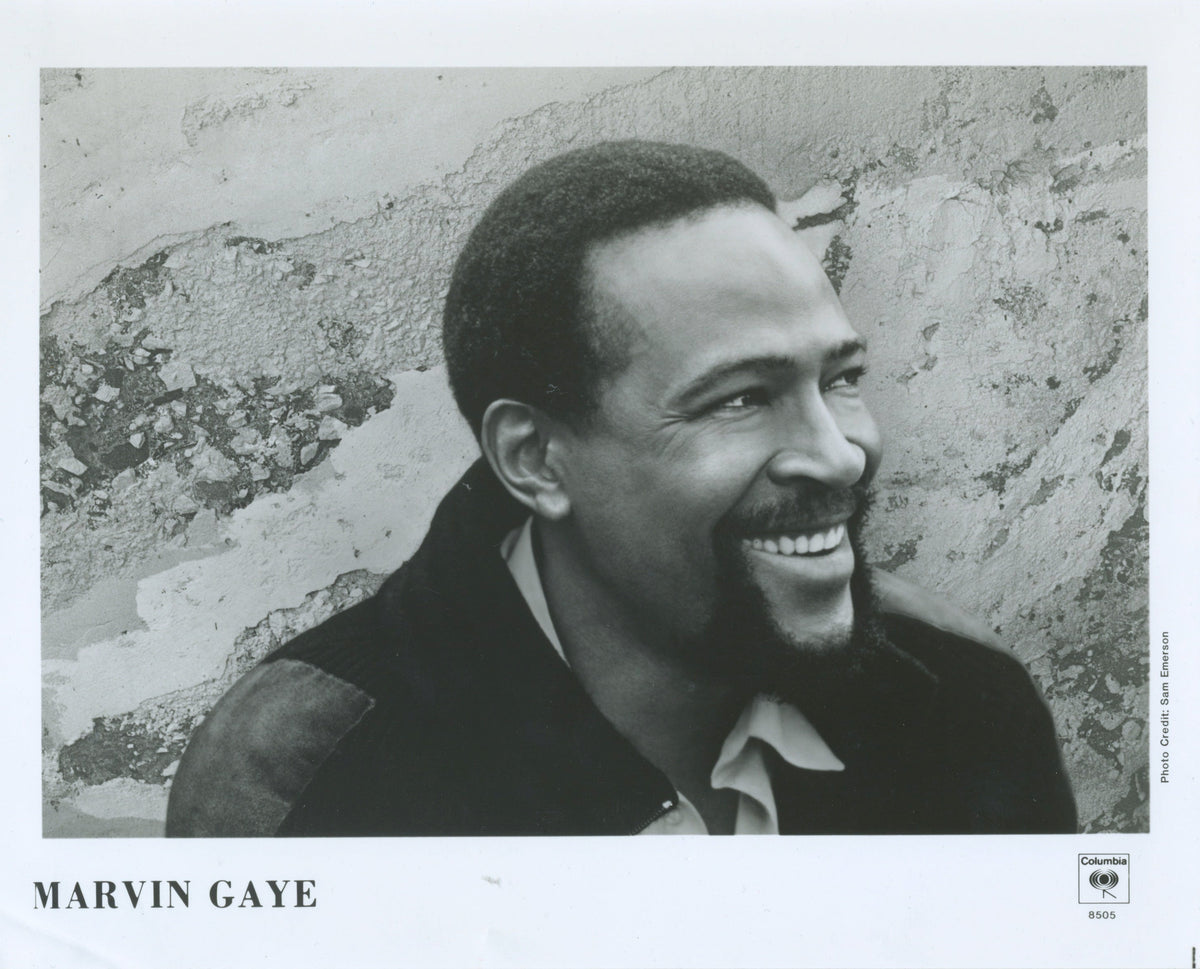 Vintage Marvin Gaye "Dream Of A Lifetime" Columbia Records Promo Glossy