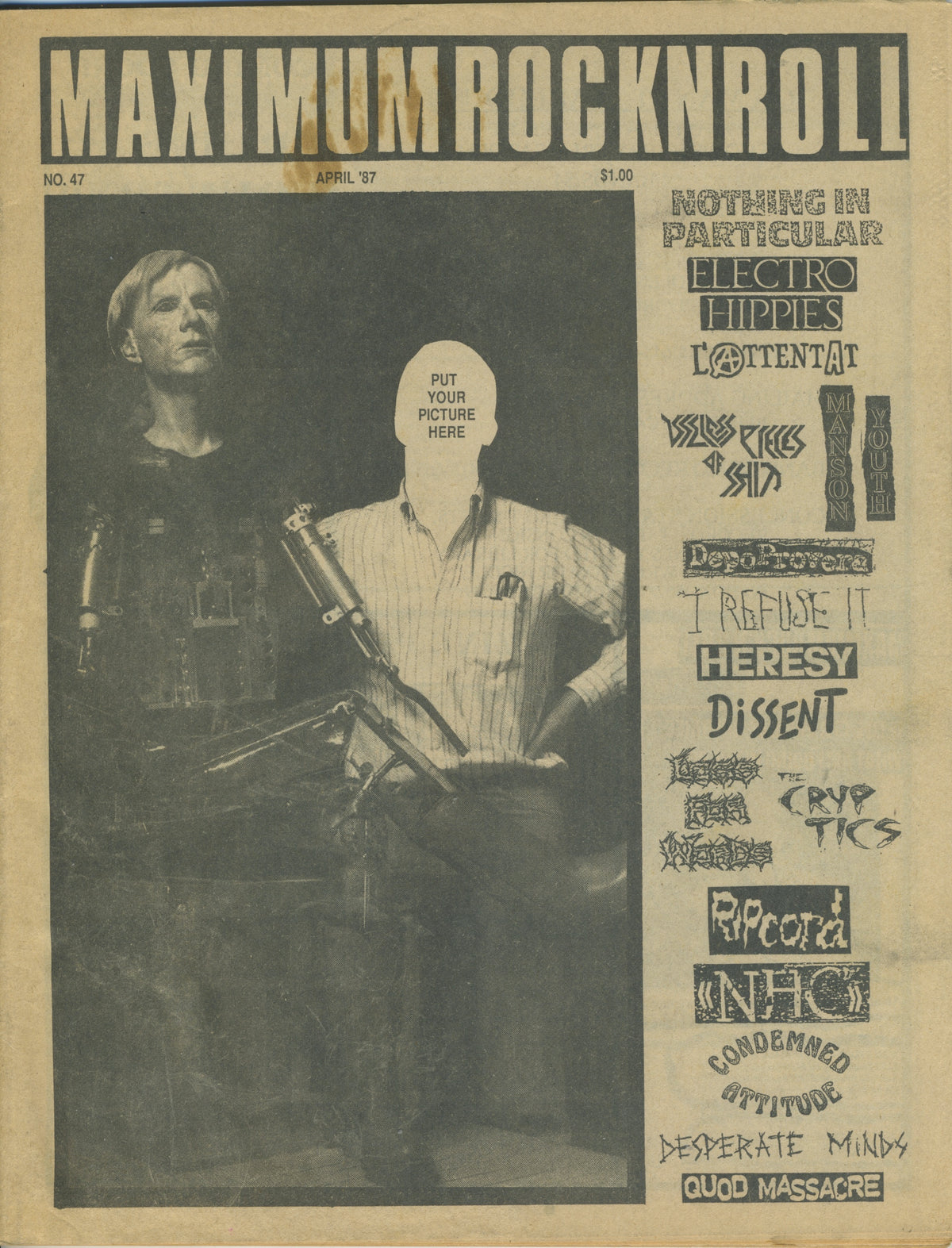 Vintage Maximum RockNRoll Issue #47