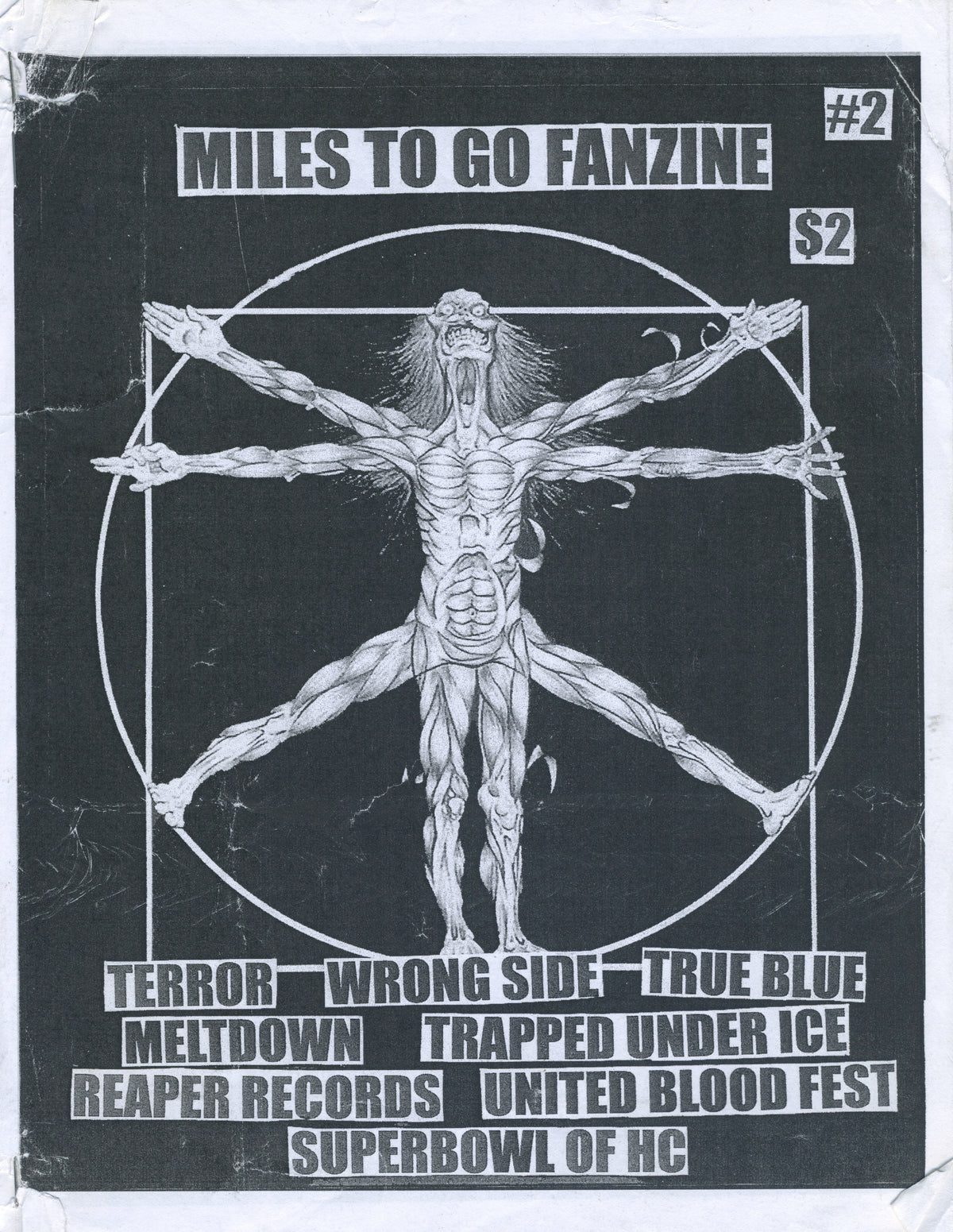 Vintage Miles To Go Fanzine "NYHC" Issue #2 - jointcustodydc