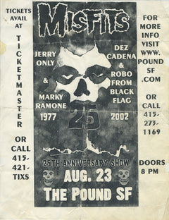 Vintage Misfits 25th Anniversary Show 