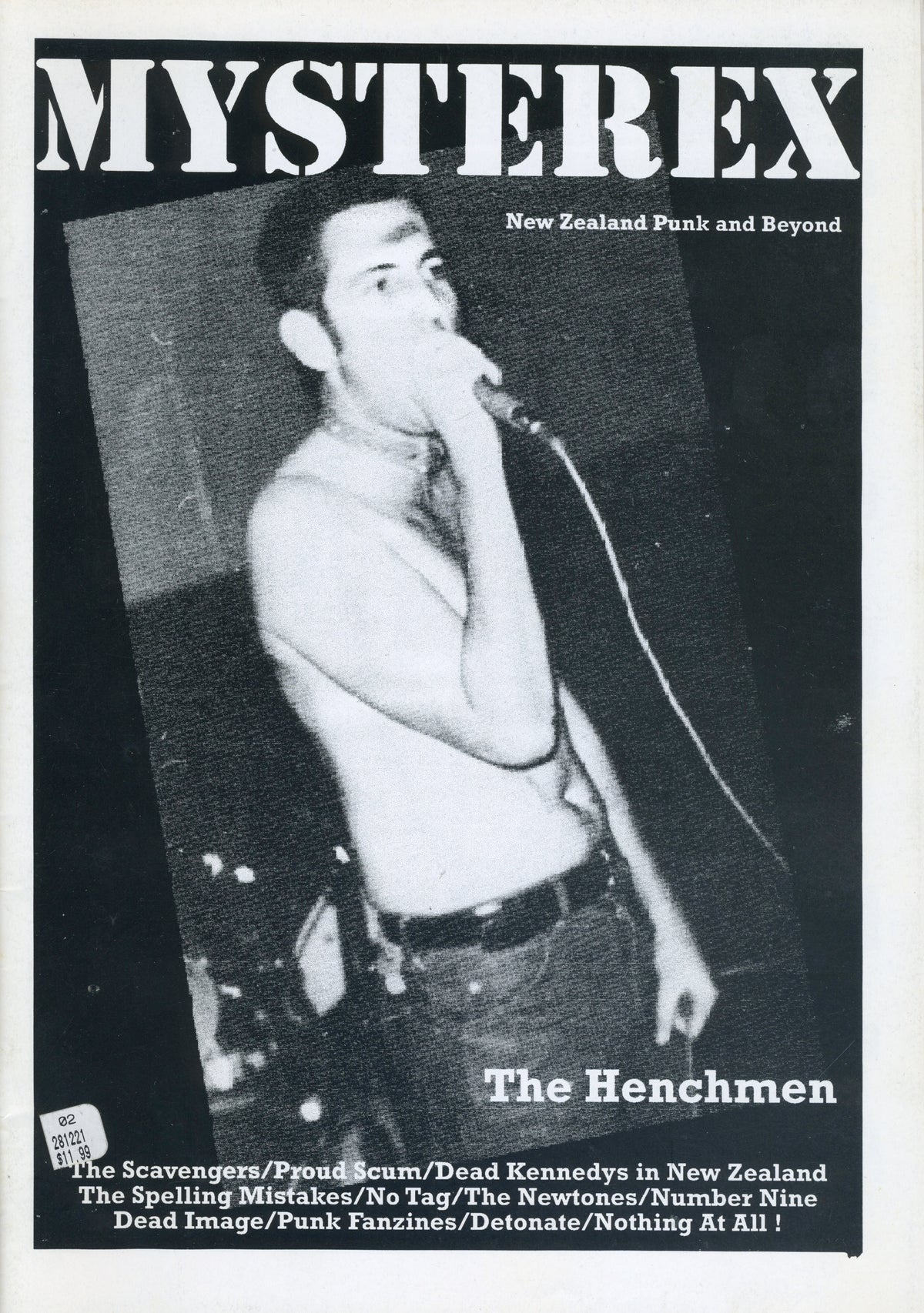 Vintage Mysterex "New Zealand Punk" Hardcore Fanzine Issue #1