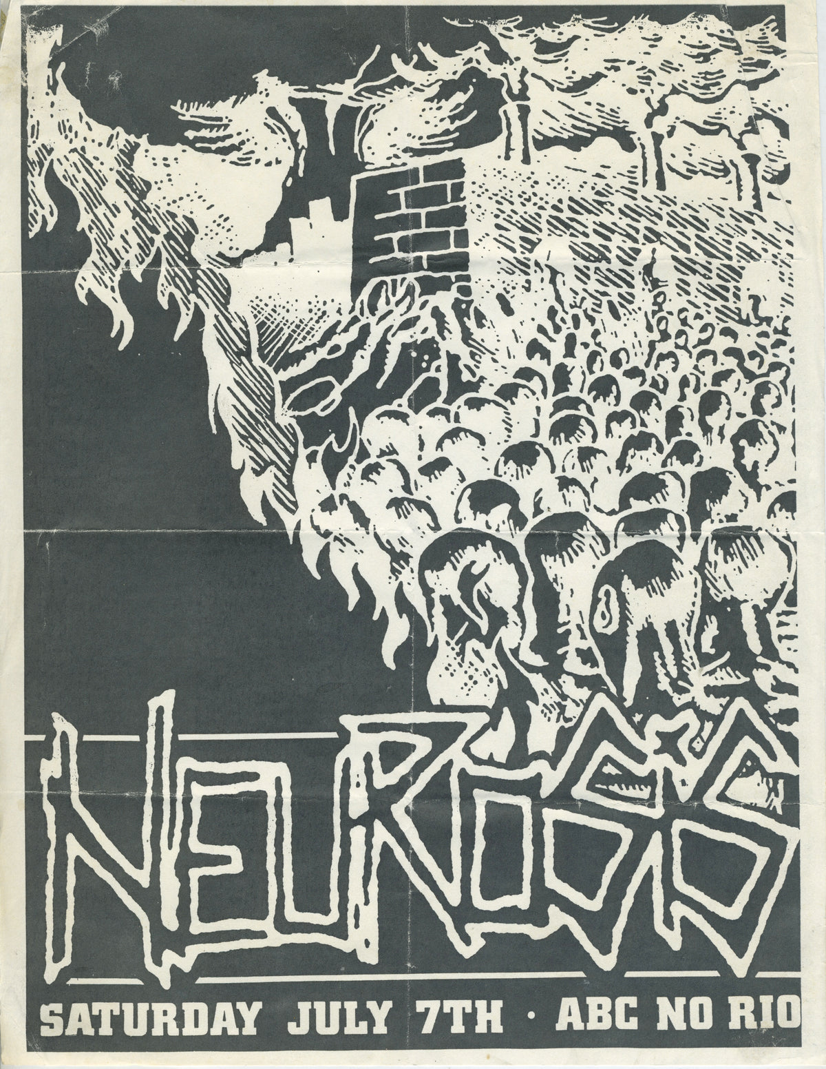 Vintage Neurosis "ABC No Rio" Show Flyer