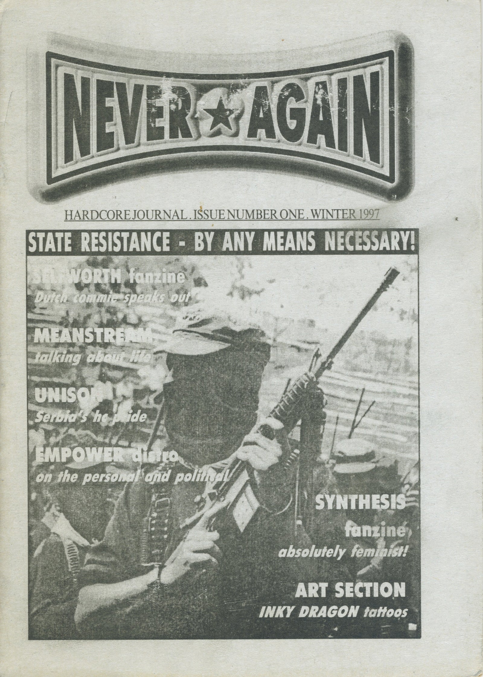 Vintage Never Again "Bulgarian Hardcore Journal" Issue #1 - jointcustodydc