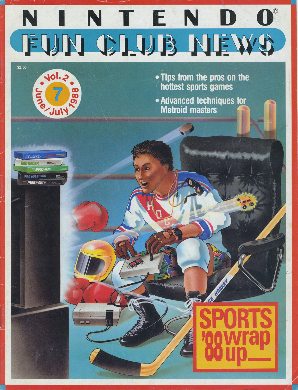 Vintage Nintendo &quot;Fun Club News&quot; Vol.2 Issue #7