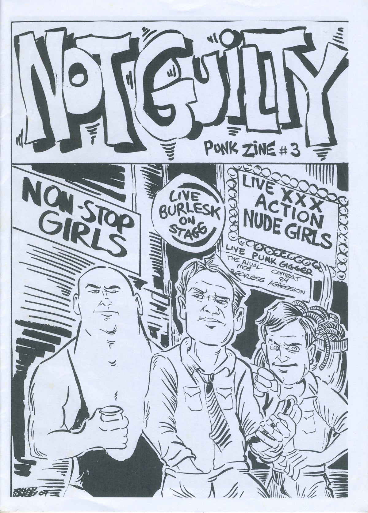 Not Guilty Punk Fanzine Issue #3