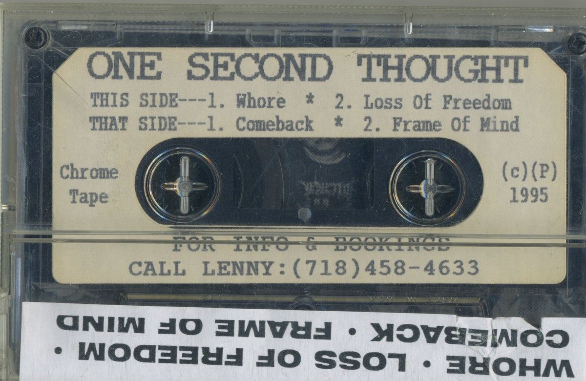 One Second Thought '96 "Queens NYHC" Demo Tape