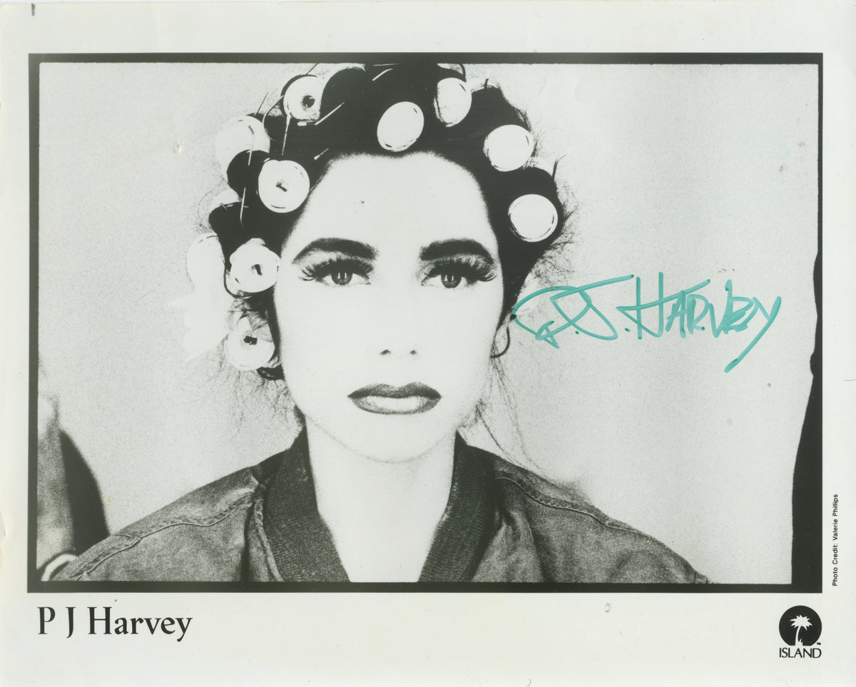 Vintage PJ Harvey by Valerie Philips "To Bring You My Love" '95 Signed Promo Photo