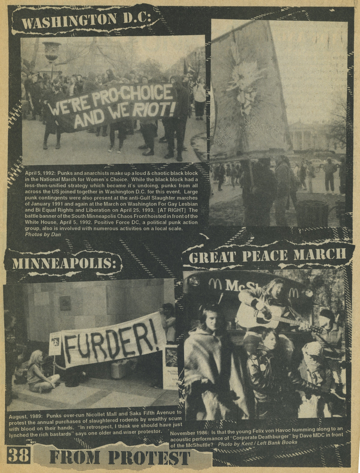 Vintage Profane Existence Magazine Issue #24 - jointcustodydc