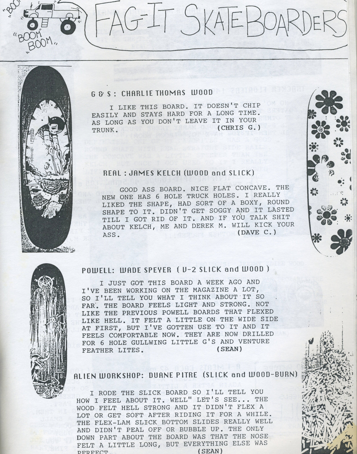 Vintage A Quest... "Louisville Skate & Hardcore" Fanzine Issue #3