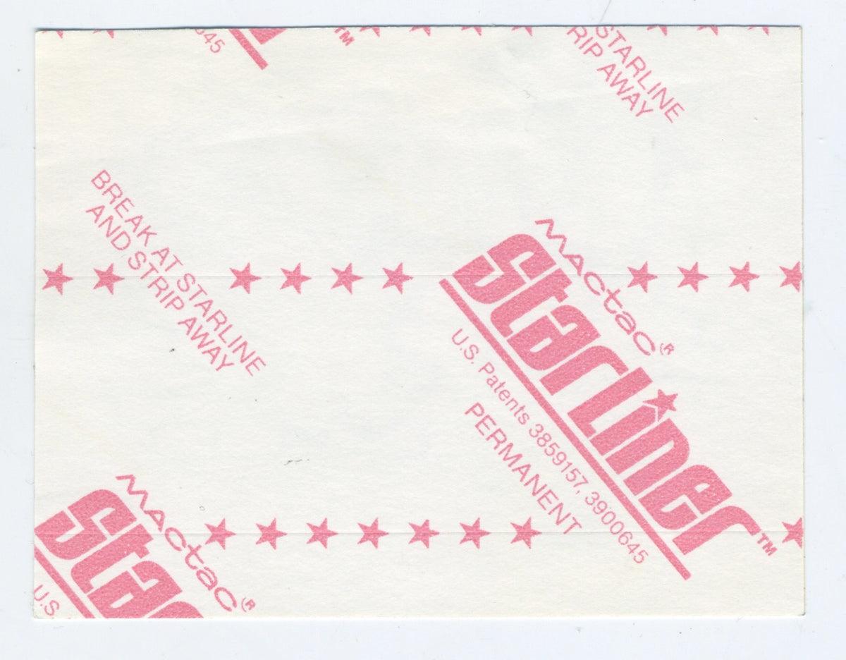 Vintage Rated-X Fanzine &quot;Bill Baker&quot; Starliner Sticker