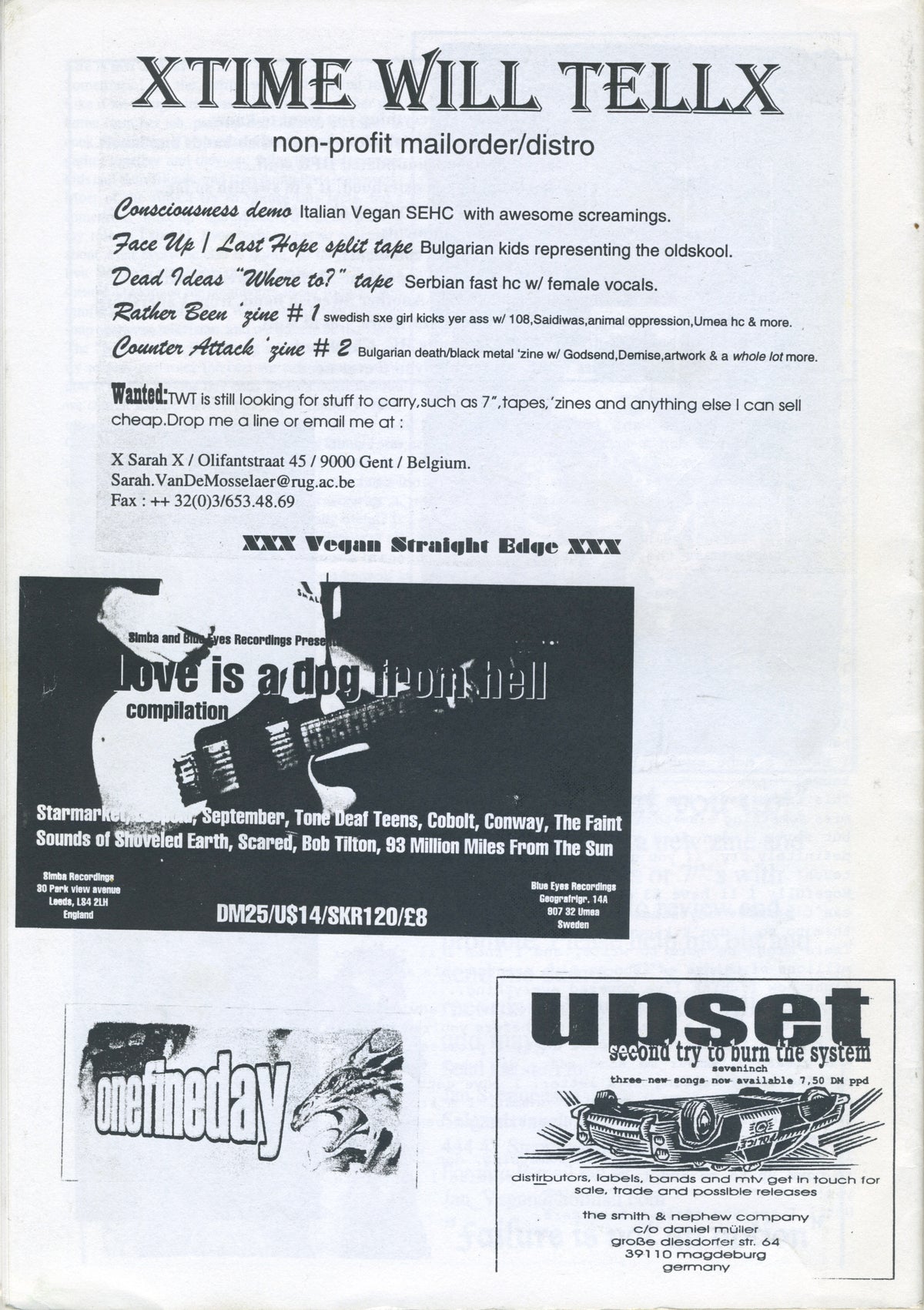 Vintage Rather Been &quot;Sweden Straight Edge&quot; Fanzine Issue #2