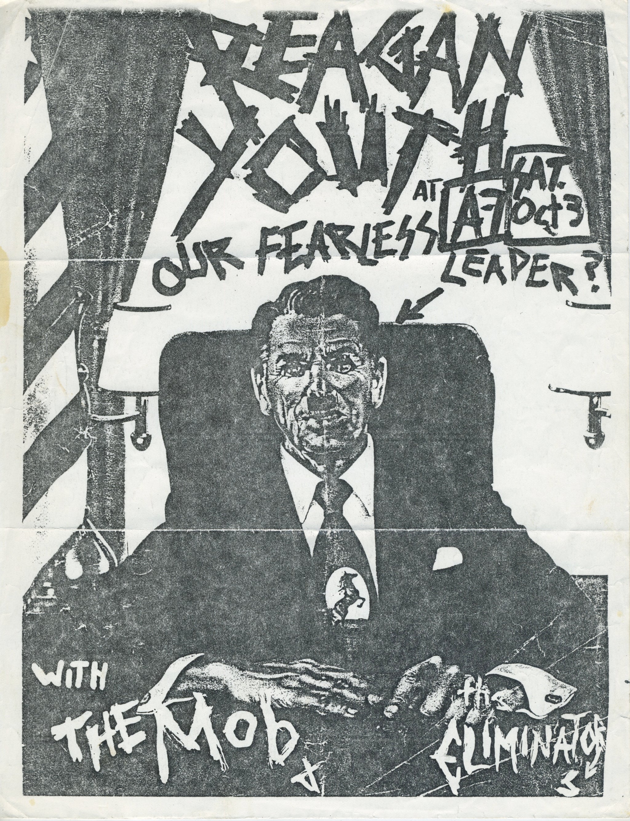 Vintage Reagan Youth The Mob The Eliminators 