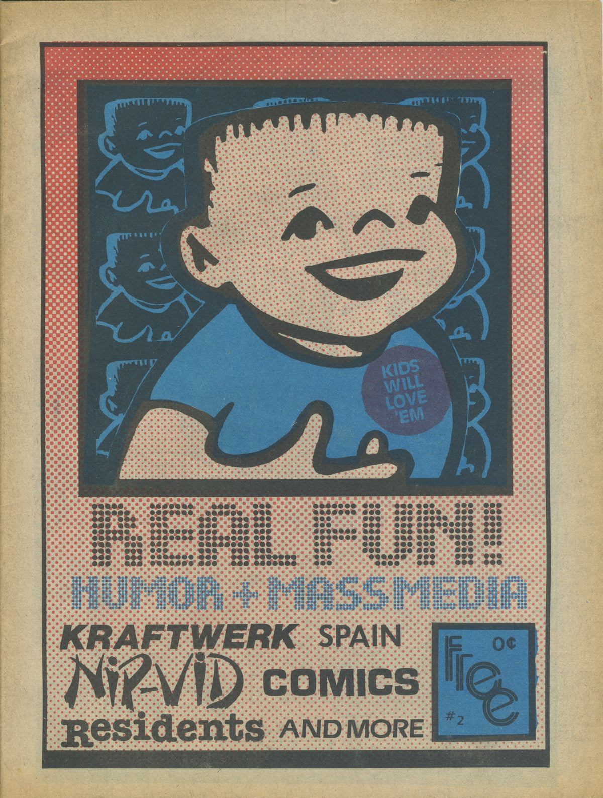 Vintage Real Fun! Magazine "Peter Bagge Kraftwerk" Issues 1 & 2