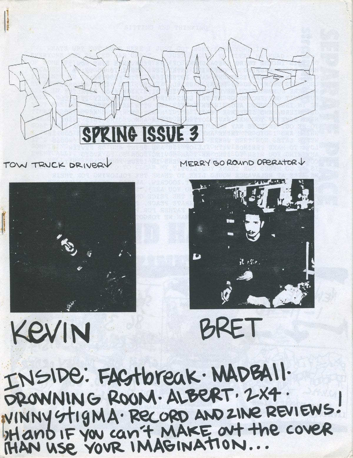 Vintage Relavance Fanzine Issue #3 &quot;CTHC&quot; Two By Four Madball