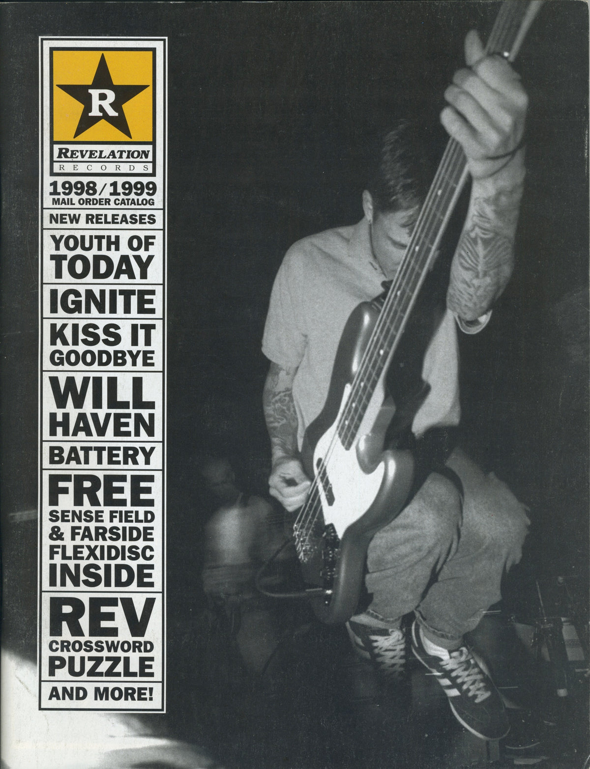 Vintage Revelation Records"'98-99" Mailorder Catalog + Flexi - jointcustodydc