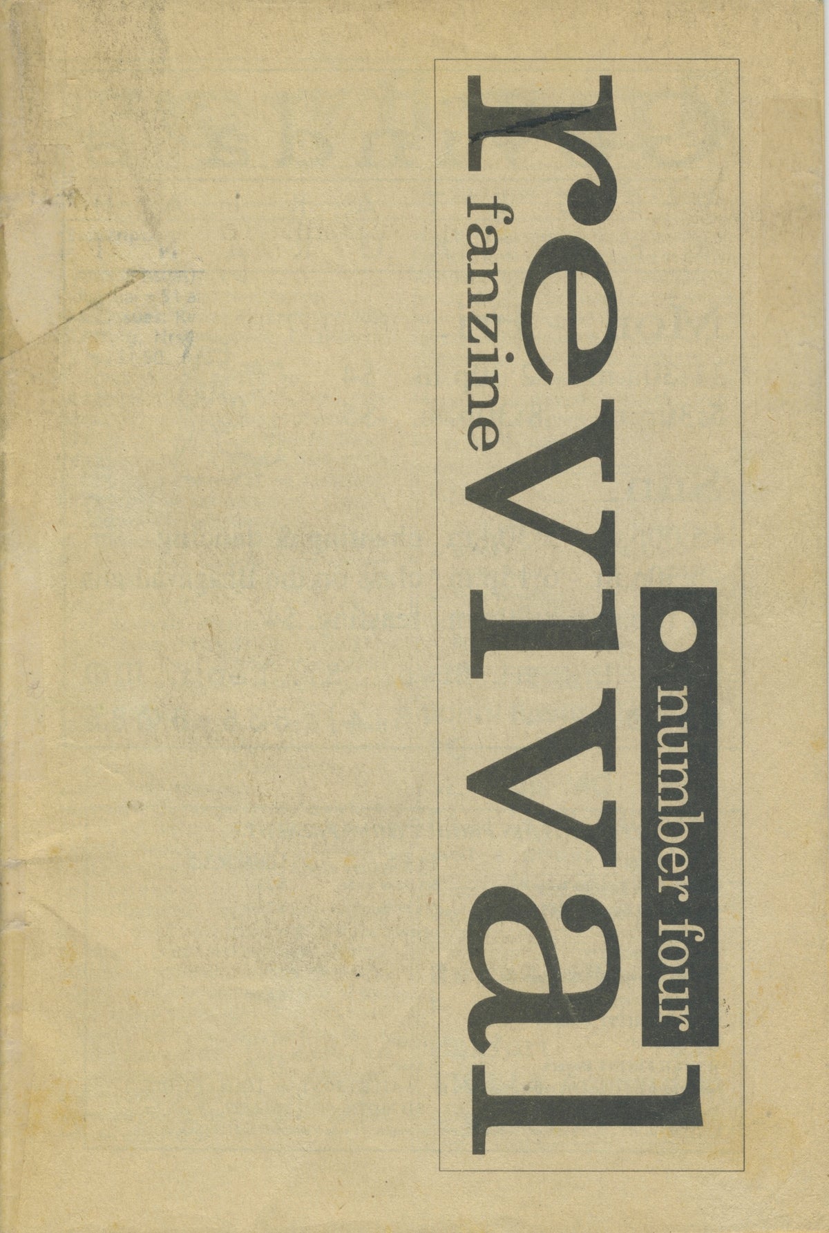 Vintage Revival Fanzine Issue #4