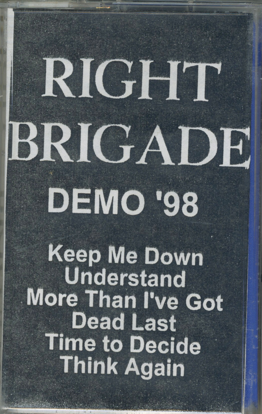 Right Brigade "Stand Hard Records" Demo '98
