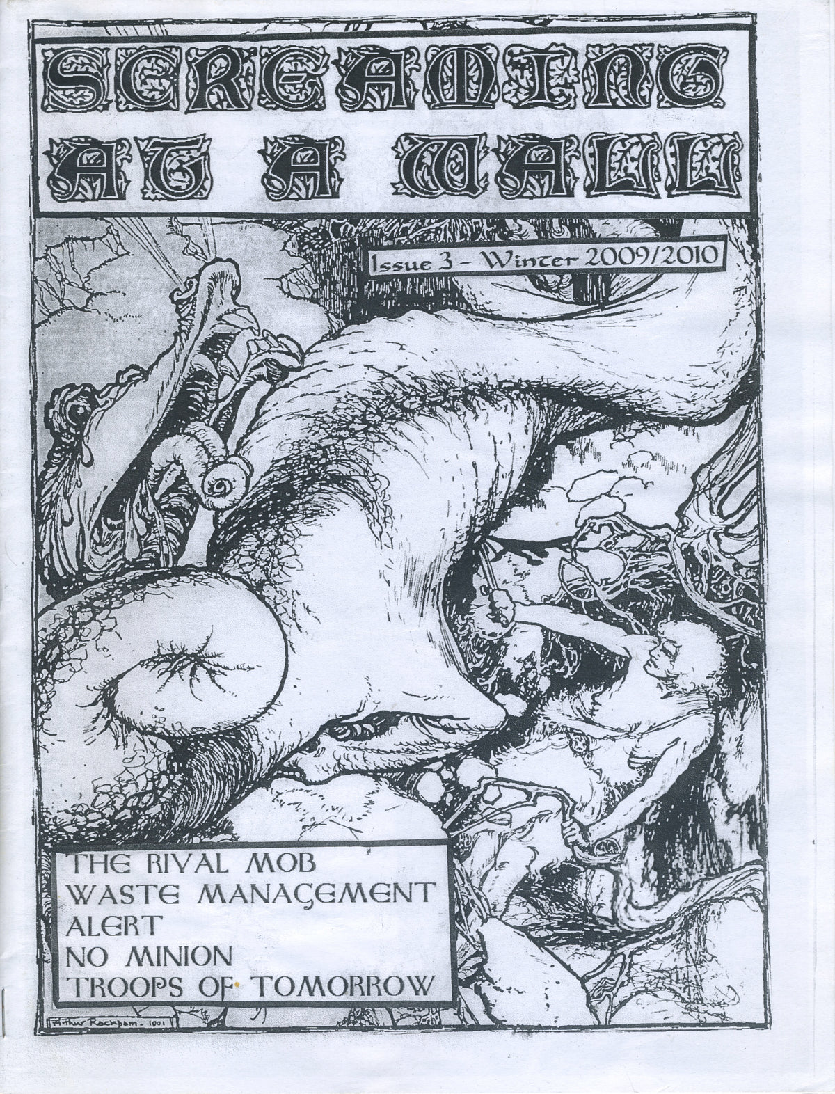 Screaming At A Wall Fanzine Issue #3 - jointcustodydc