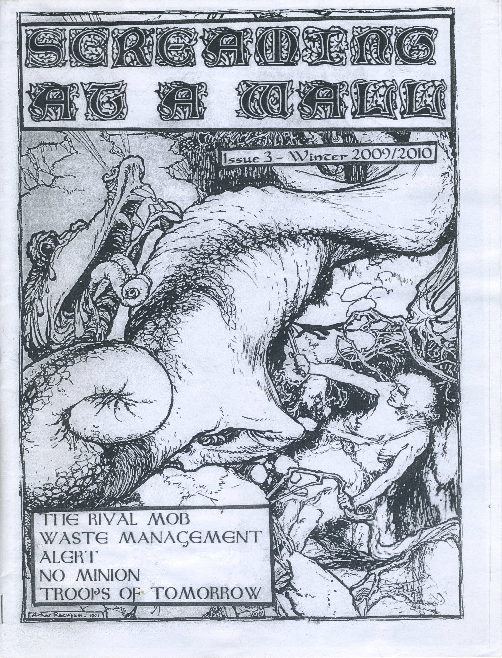 Screaming At A Wall Fanzine Issue #3 - jointcustodydc