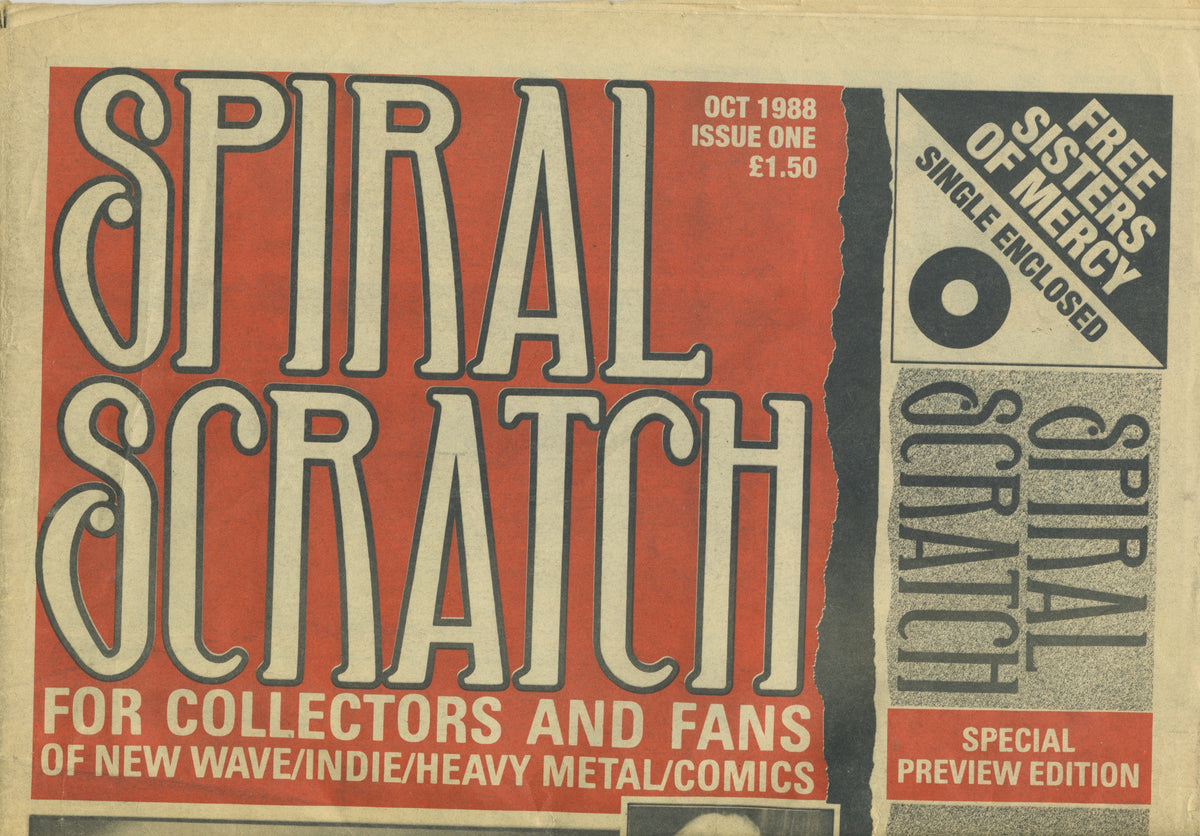 Vintage Spiral Scratch Issue #1 + Sisters Of Mercy Single