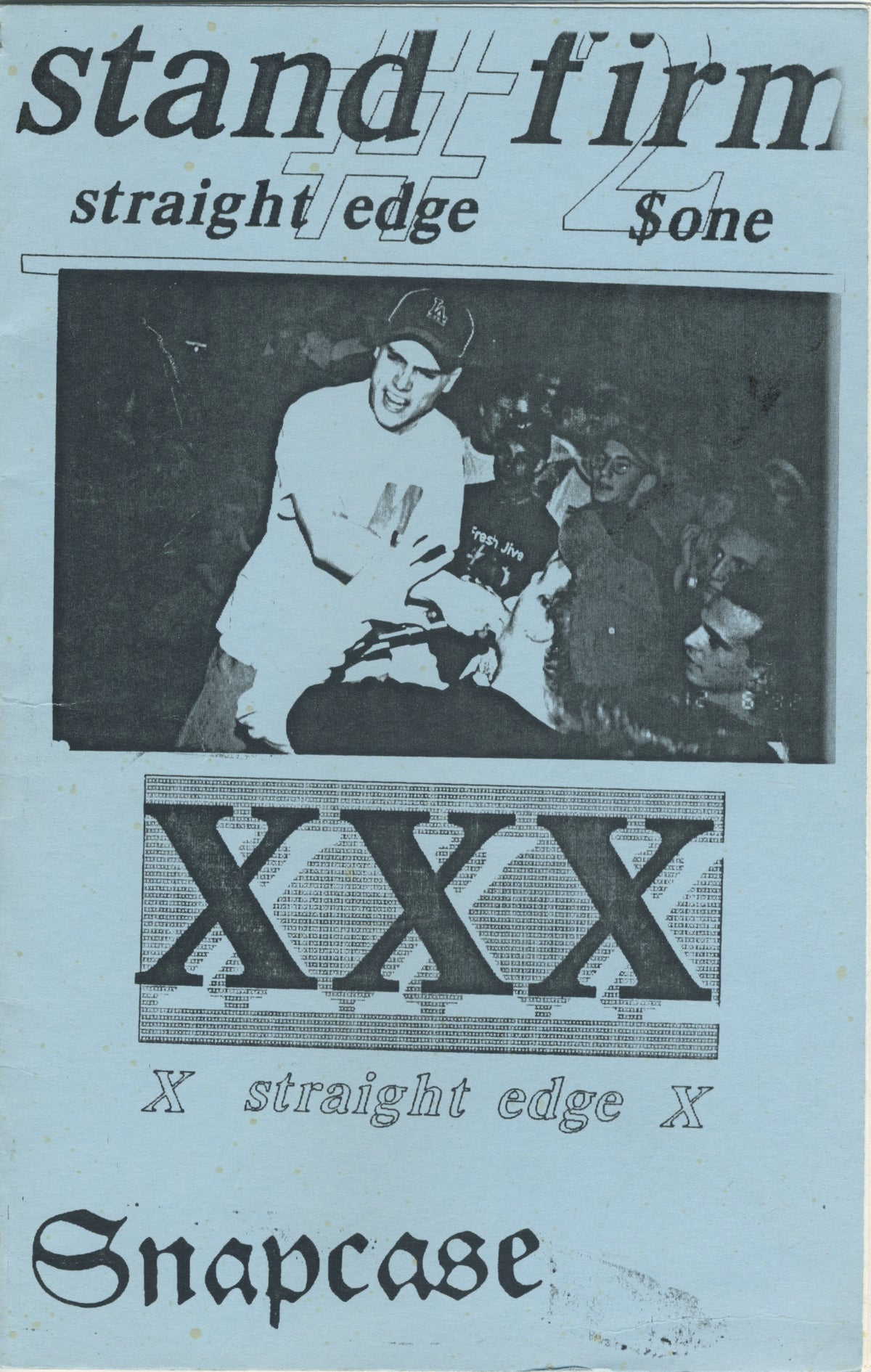 Vintage Stand Firm &quot;Straight Edge&quot; PAHC Fanzine Issue #2