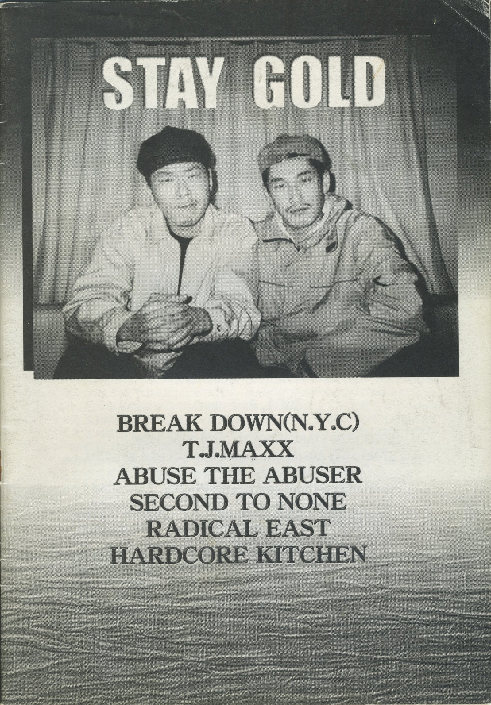 Vintage Stay Gold "Hardcore" Fanzine Issue #4 - jointcustodydc