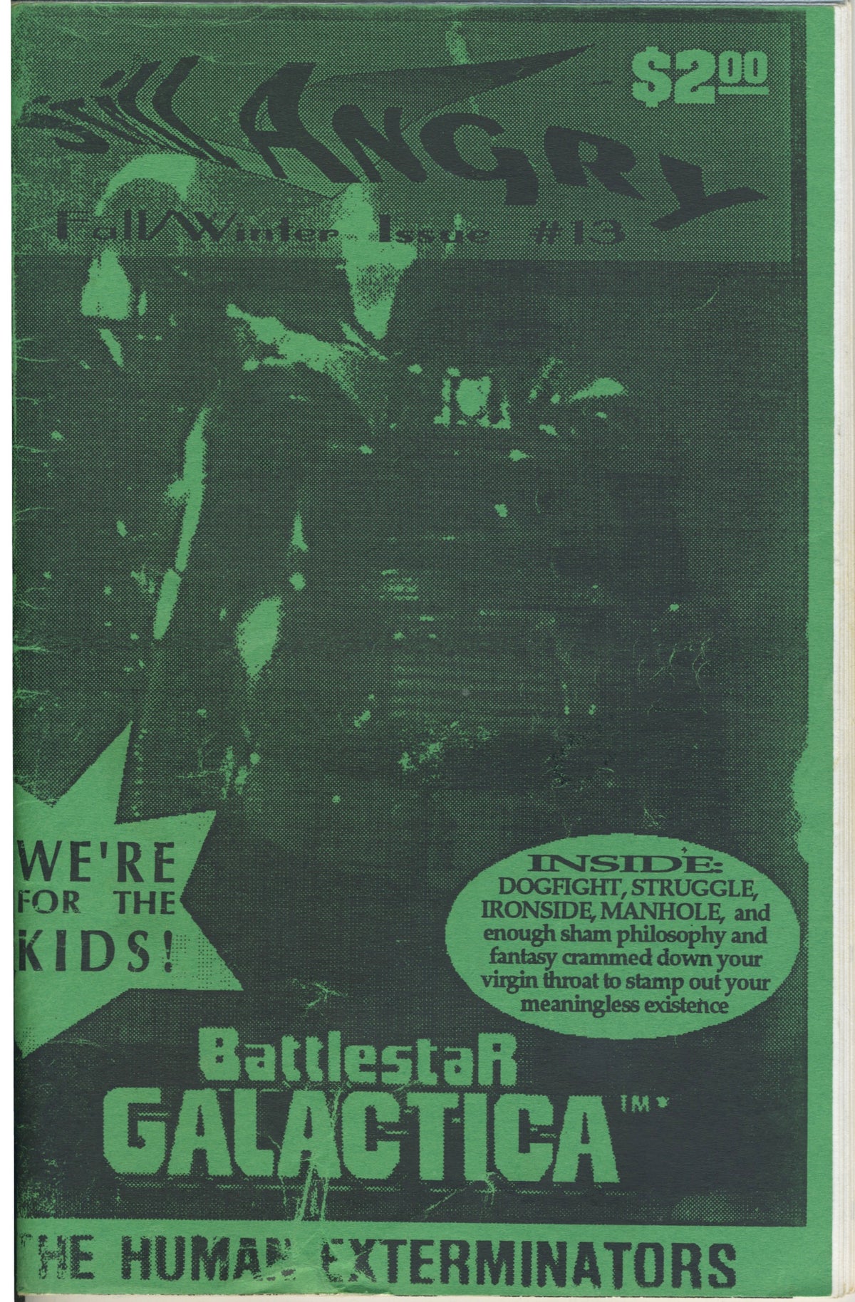 Vintage Still Angry &quot;Austin, TX&quot; Hardcore Fanzine Issue #13