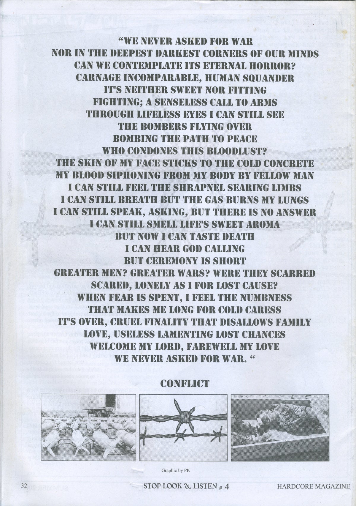 Vintage Stop Look &amp; Listen &quot;The Path Of Resistance&quot; Issue #4