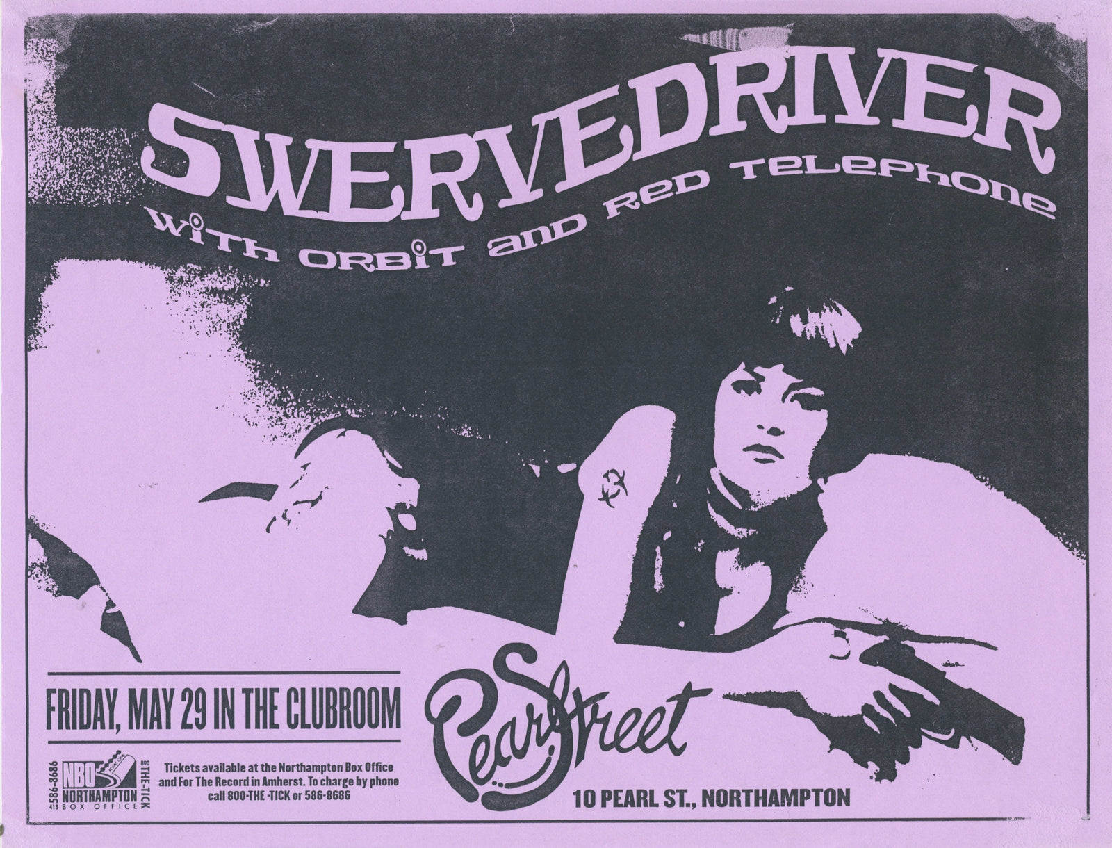Vintage Swervedriver Orbit and Red Telephone "The Clubroom" Pearl Street Northampton, MA - jointcustodydc