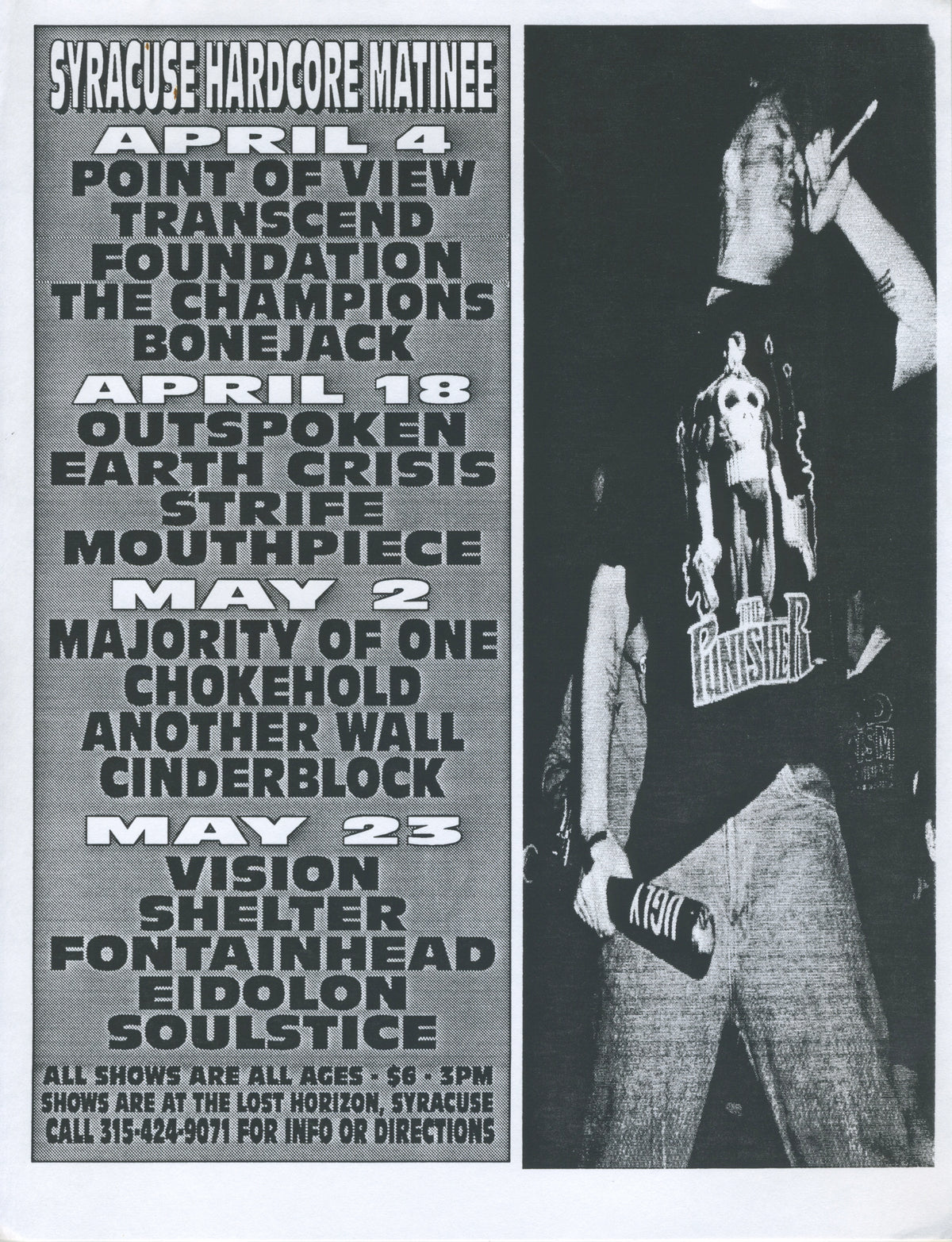 Vintage Syracuse Matinee &quot;Lost Horizon&quot; Show Flyer