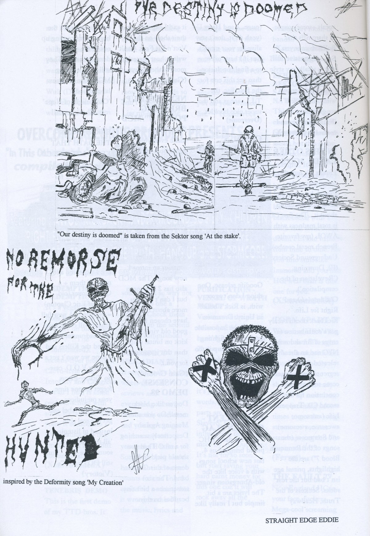 Vintage Tales From The Pit &quot;H8000&quot; Fanzine Issue #1