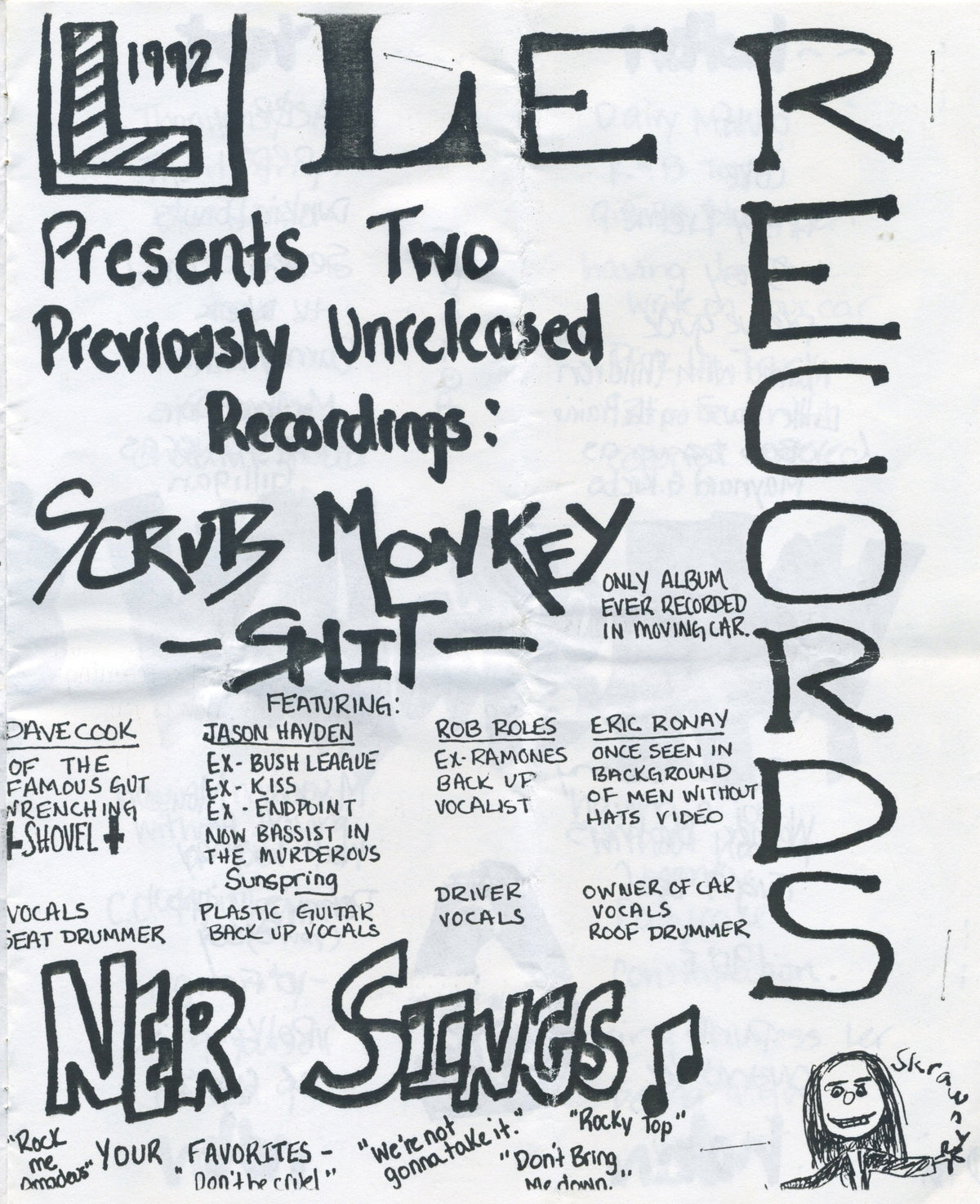 Vintage That's Good To Know "Louisville Hardcore Punk" Fanzine Issue #1