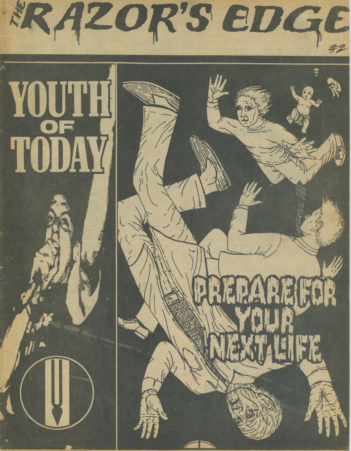 Vintage The Razor's Edge " Fanzine Issue #2 - jointcustodydc