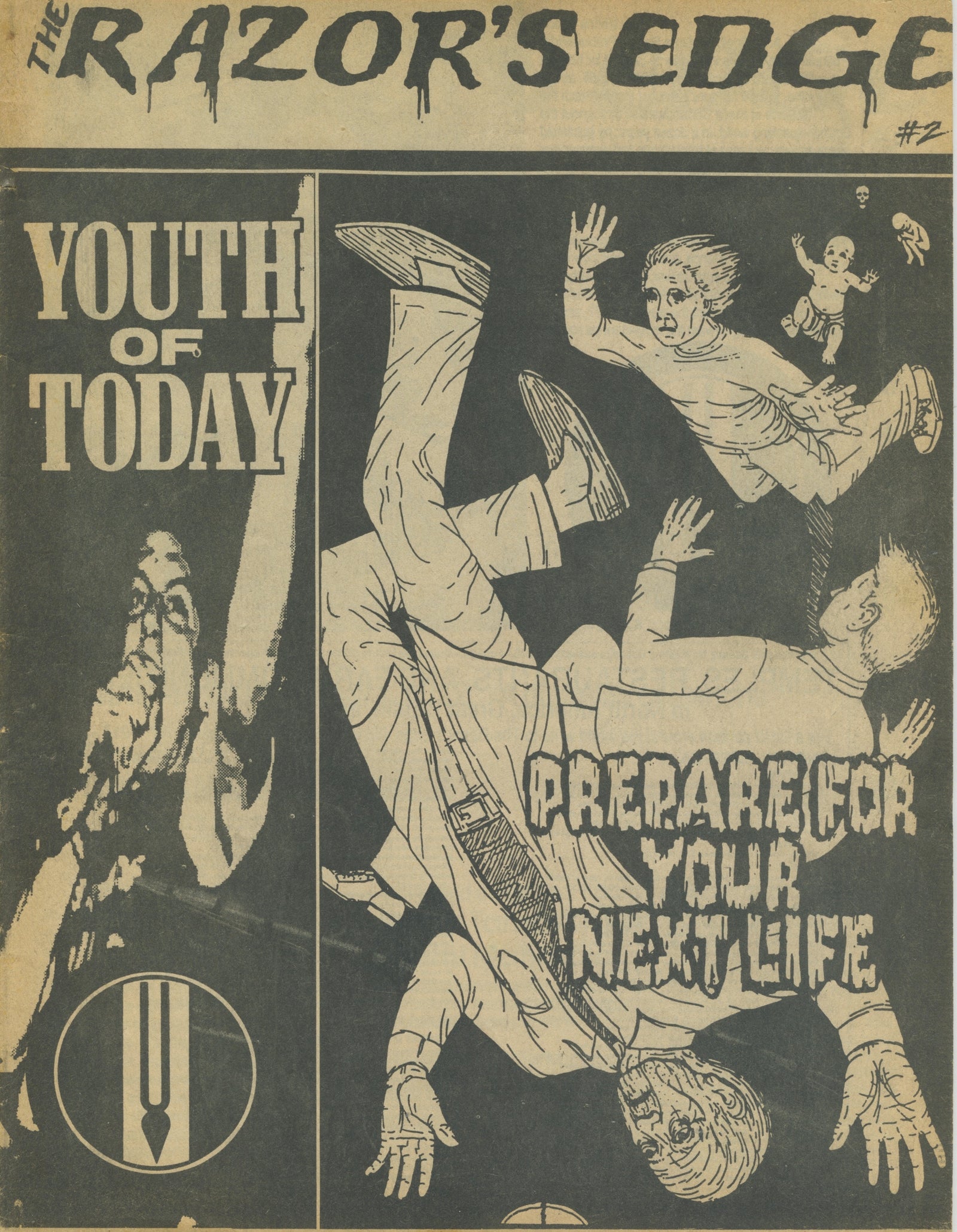 Vintage The Razor's Edge " Fanzine Issue #2 - jointcustodydc