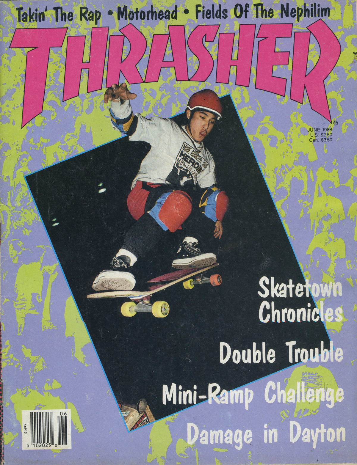 Vintage Thrasher Magazine &quot;Christian Hosoi&quot; &#39;88 Volume 8 Issue #6