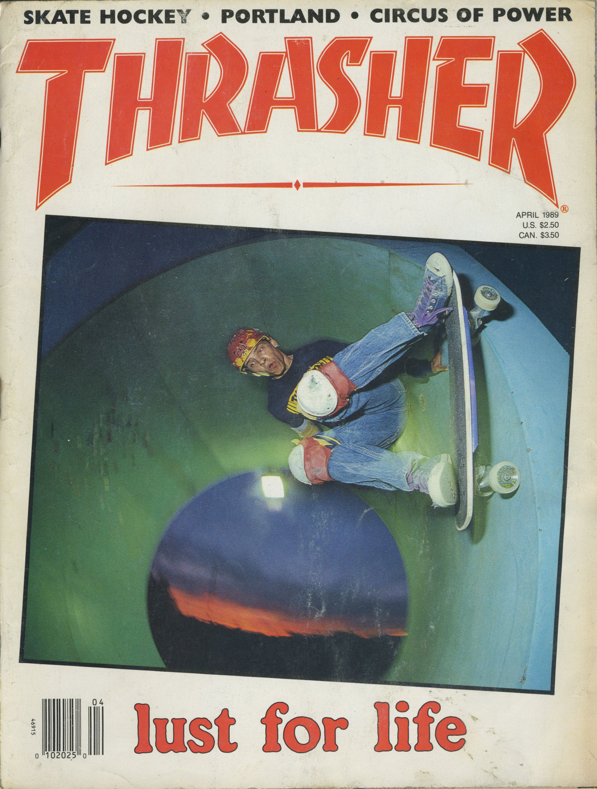 Vintage Thrasher Magazine &quot;Brian Bannon&quot; Vol. 9 Issue #4 April &#39;89