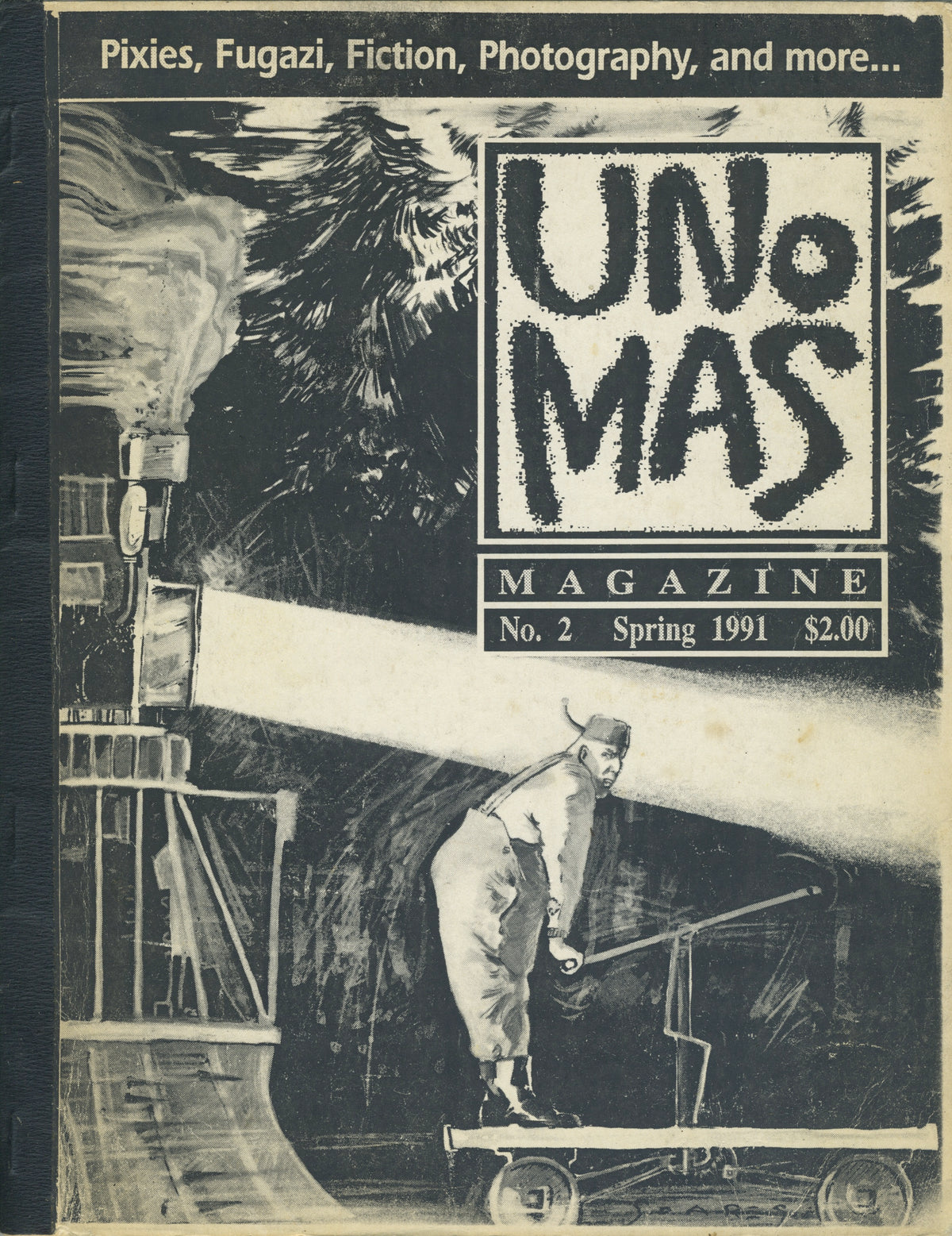 Vintage Uno Mas Fanzine &quot;The Pixies/Fugazi&quot; Issue #2 Maryland Spring &#39;91
