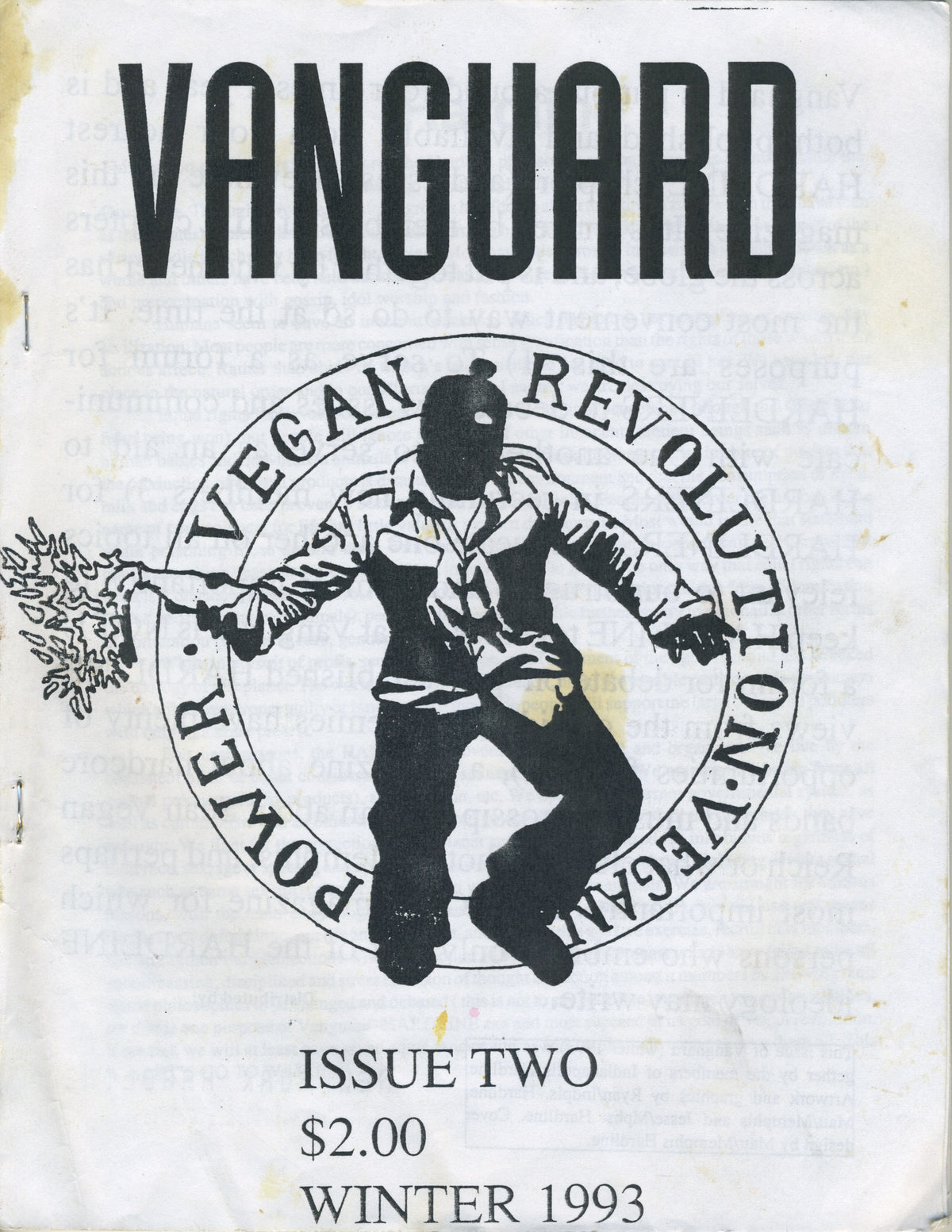 Vintage Vanguard Issue #2 &quot;Hardline&quot; Fanzine