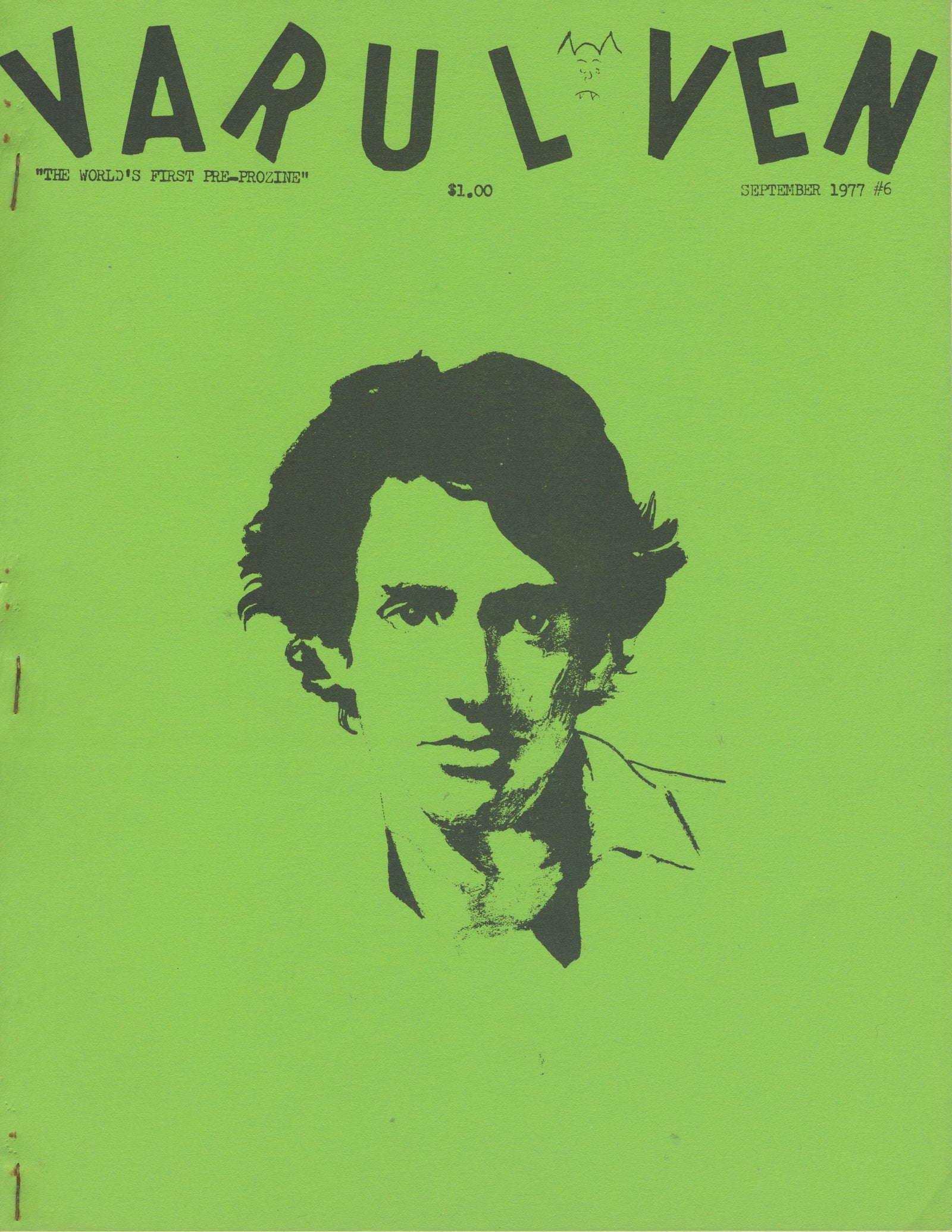 Vintage Varulven Fanzine "Jonathan Richman" Vol. 1 Issue #6 - jointcustodydc