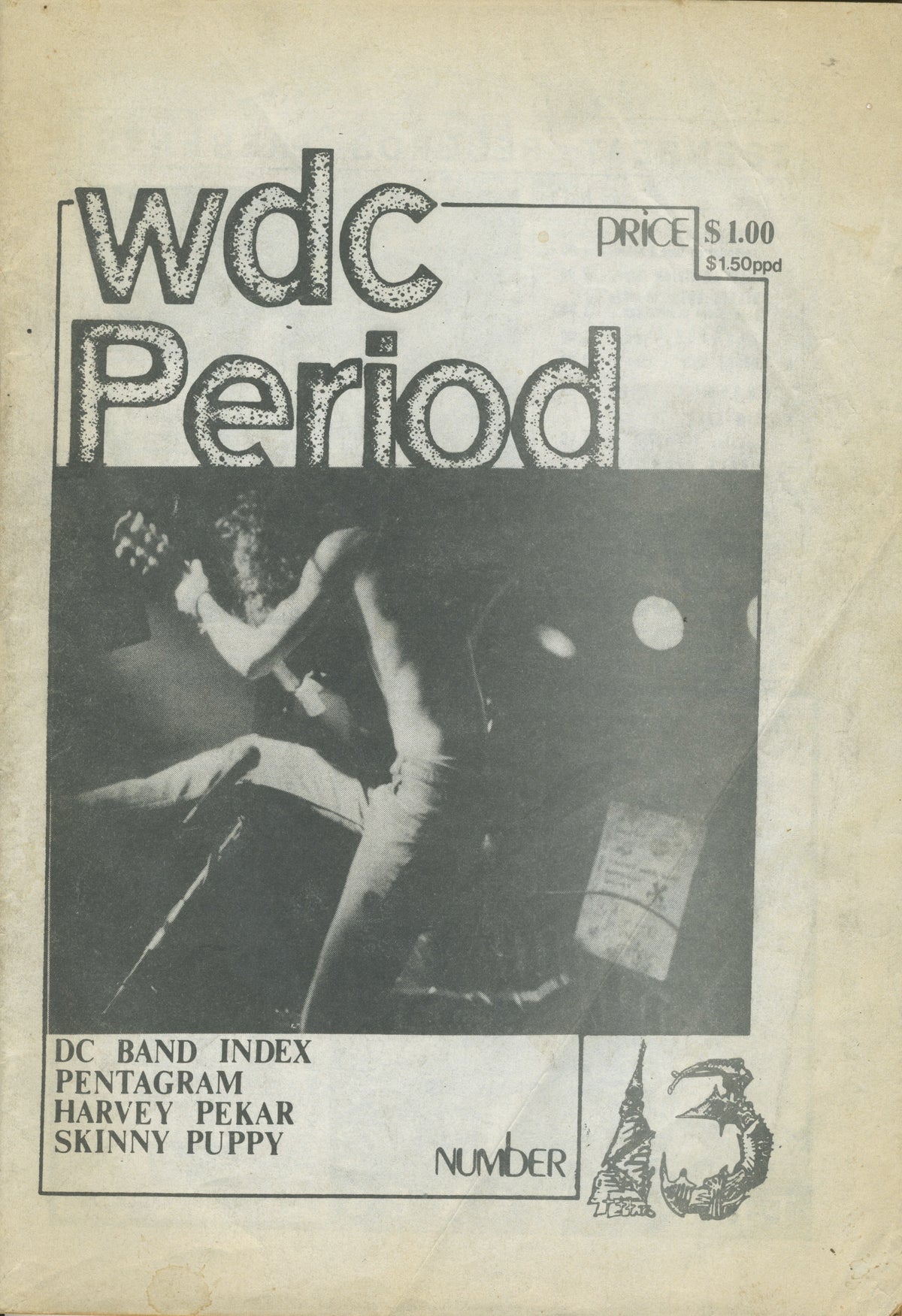 Vintage W.D.C. Period "Pentagram & Harvey Pekar" Issue #13 - jointcustodydc