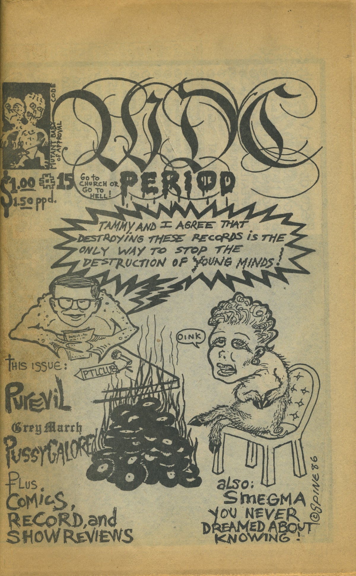 Vintage W.D.C. Period "DC Punk" Issue #15 - jointcustodydc