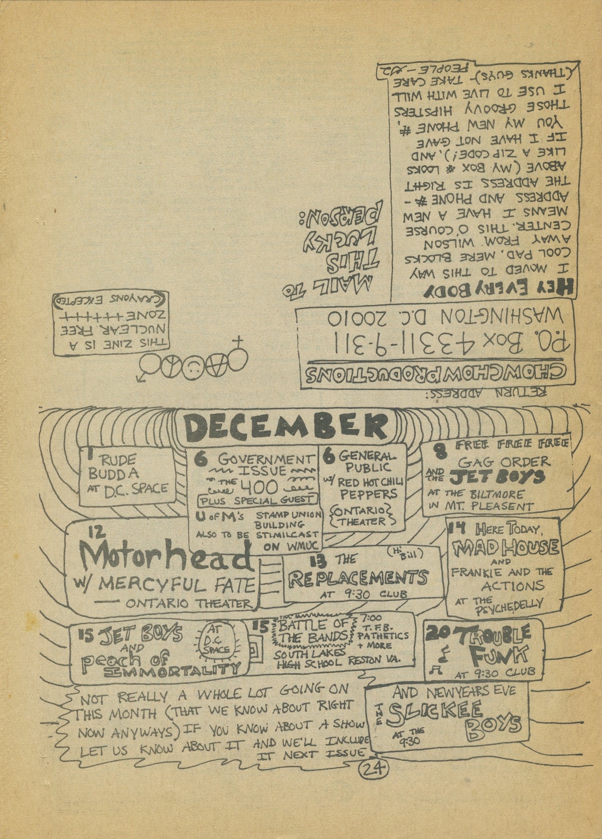 Vintage W.D.C. Period "Iron Cross & Love and Rockets" Issue #6 - jointcustodydc