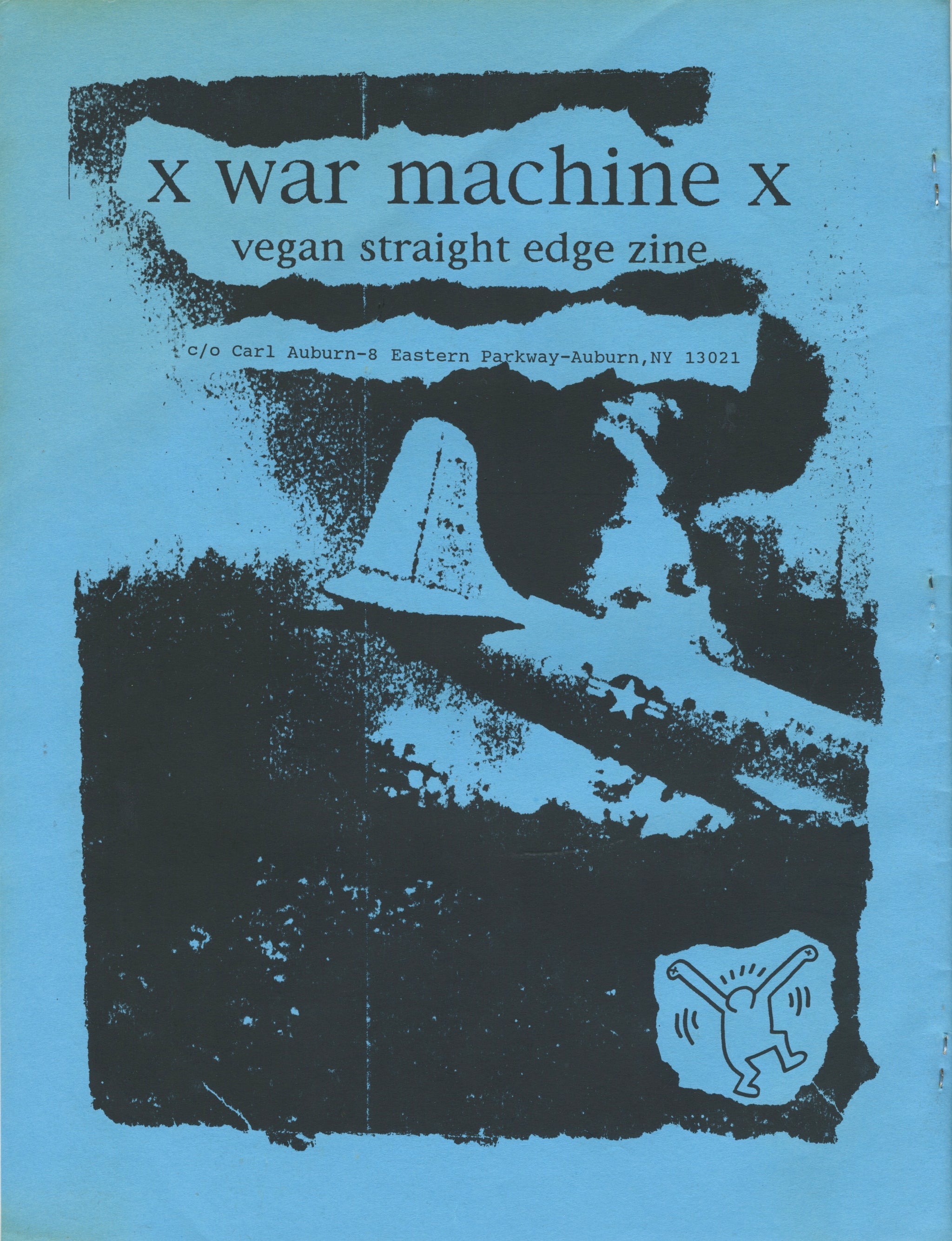 Vintage XWar MachineX "Vegan Straight Edge" Fanzine Issue #1 ... Vintage XWar MachineX "Vegan Straight Edge" Fanzine Issue #1 ...