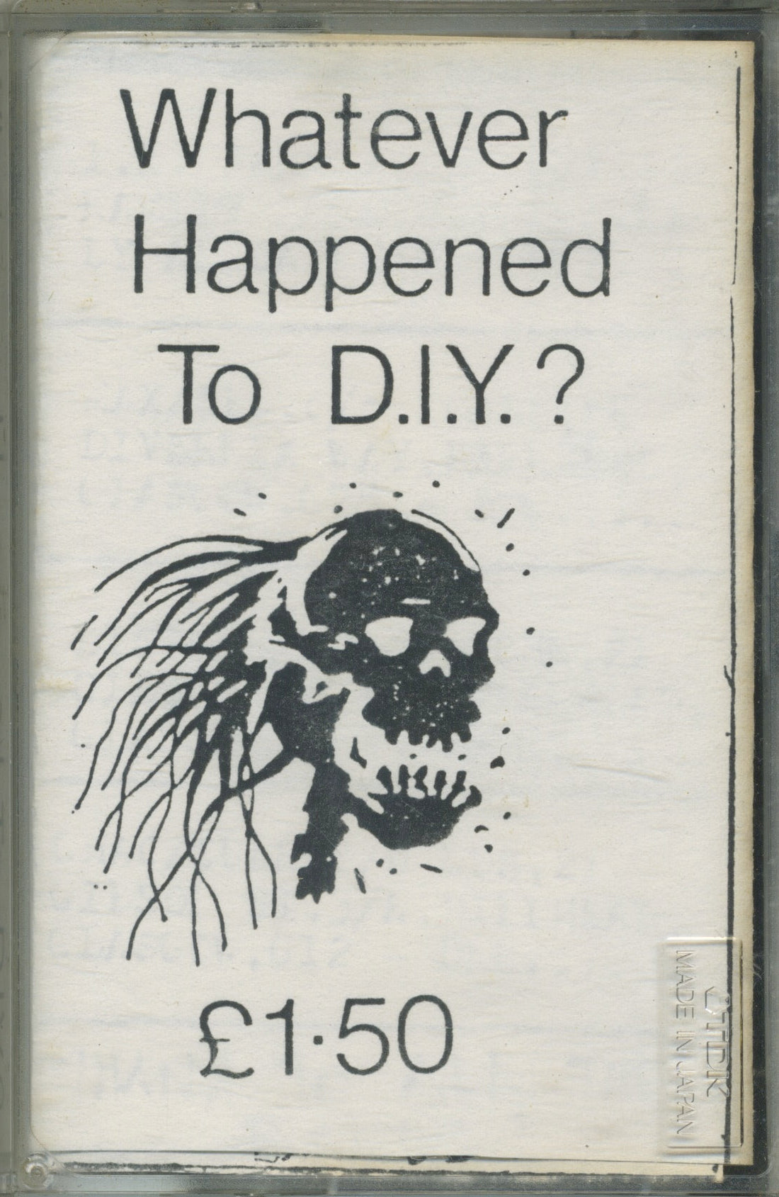 Whatever Happened To D.I.Y.? "Hardcore Pumpkin Tapes" Glasgow Hardcore Compilation Cassette Tape